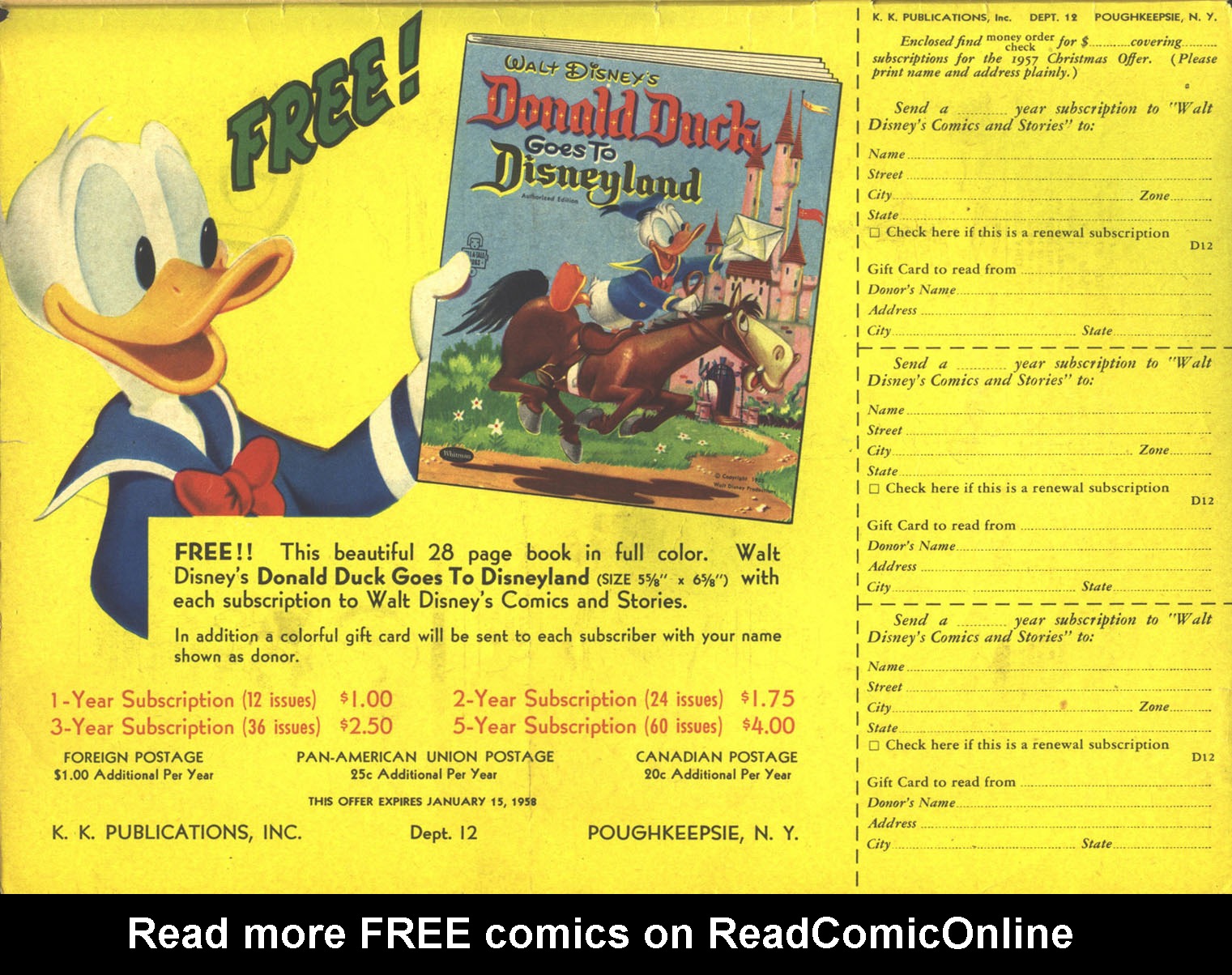 Read online Walt Disney's Comics and Stories comic -  Issue #207 - 2