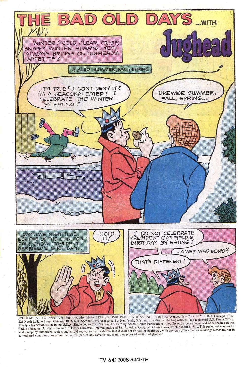 Read online Jughead (1965) comic -  Issue #239 - 3