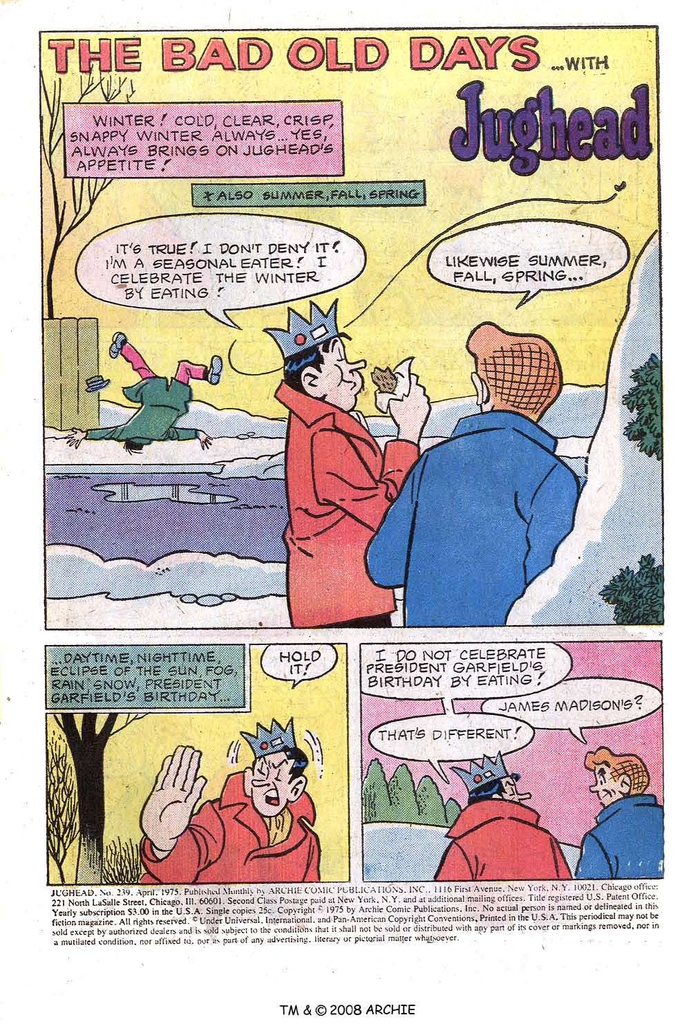 Read online Jughead (1965) comic -  Issue #239 - 3