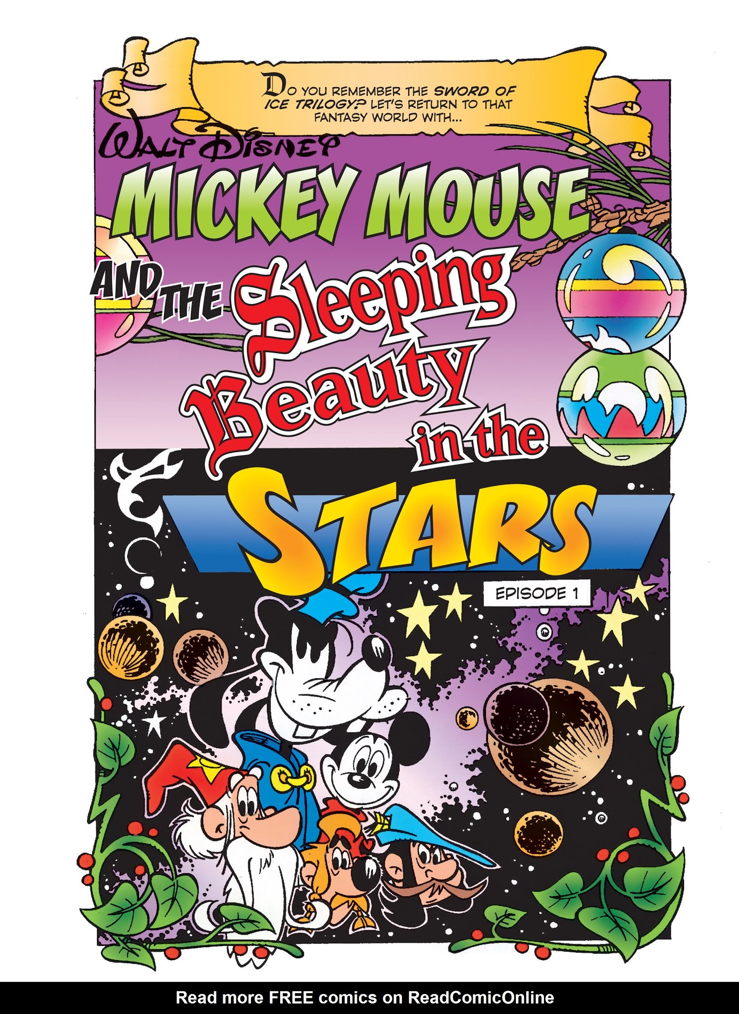 Read online Mickey Mouse and the Sleeping Beauty in the Stars comic -  Issue #1 - 2