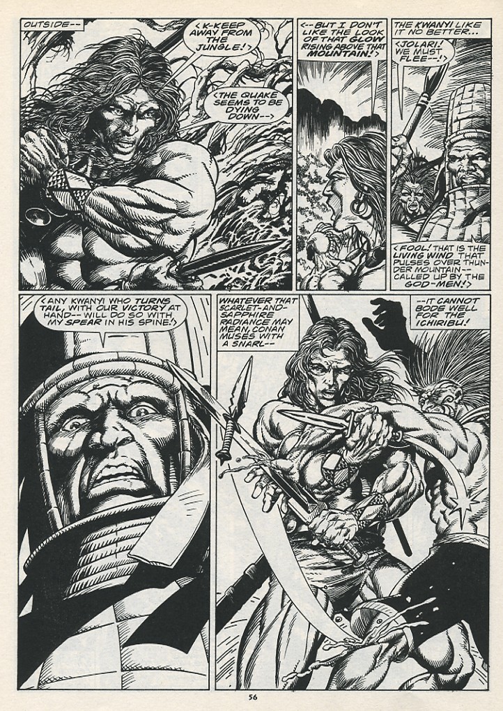 Read online The Savage Sword Of Conan comic -  Issue #217 - 58