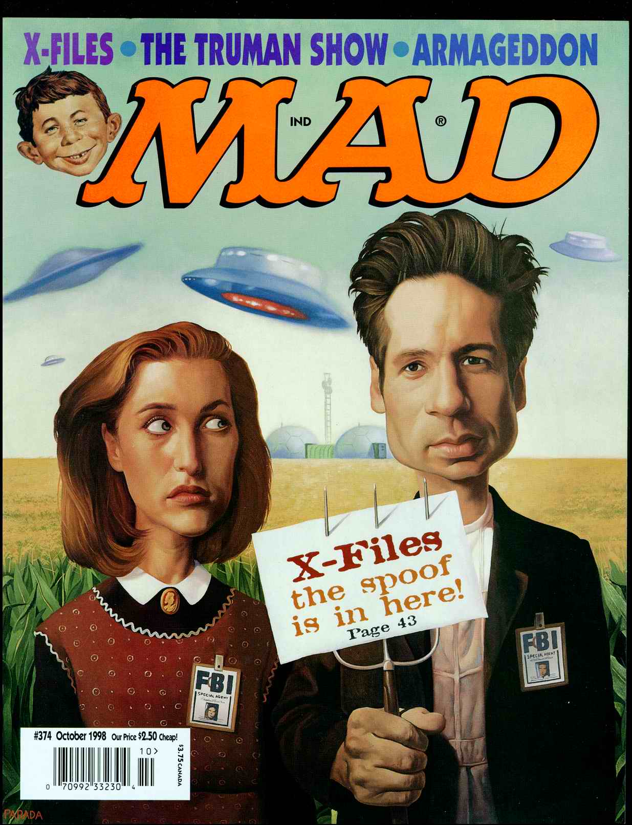 Read online MAD comic -  Issue #374 - 1