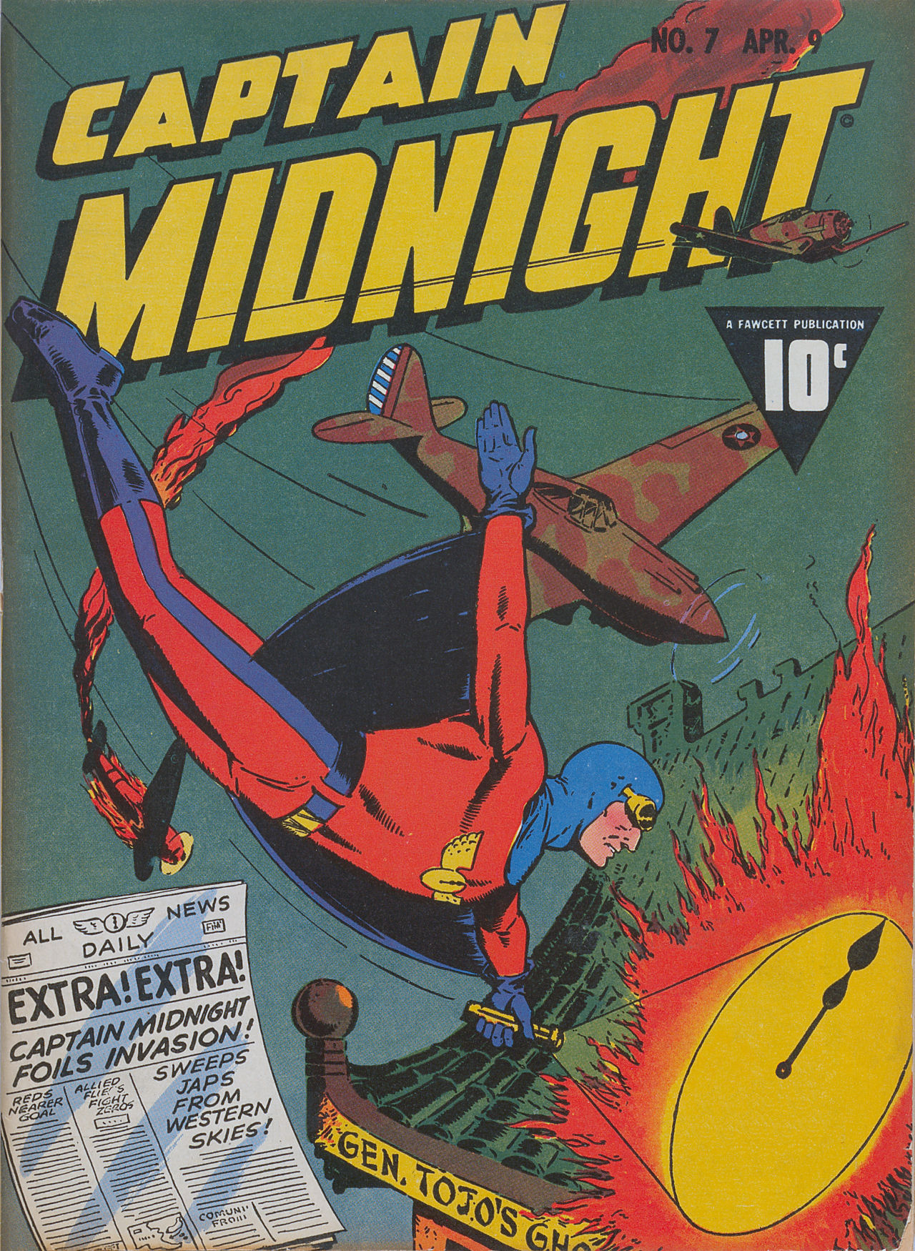 Read online Captain Midnight (1942) comic -  Issue #7 - 1