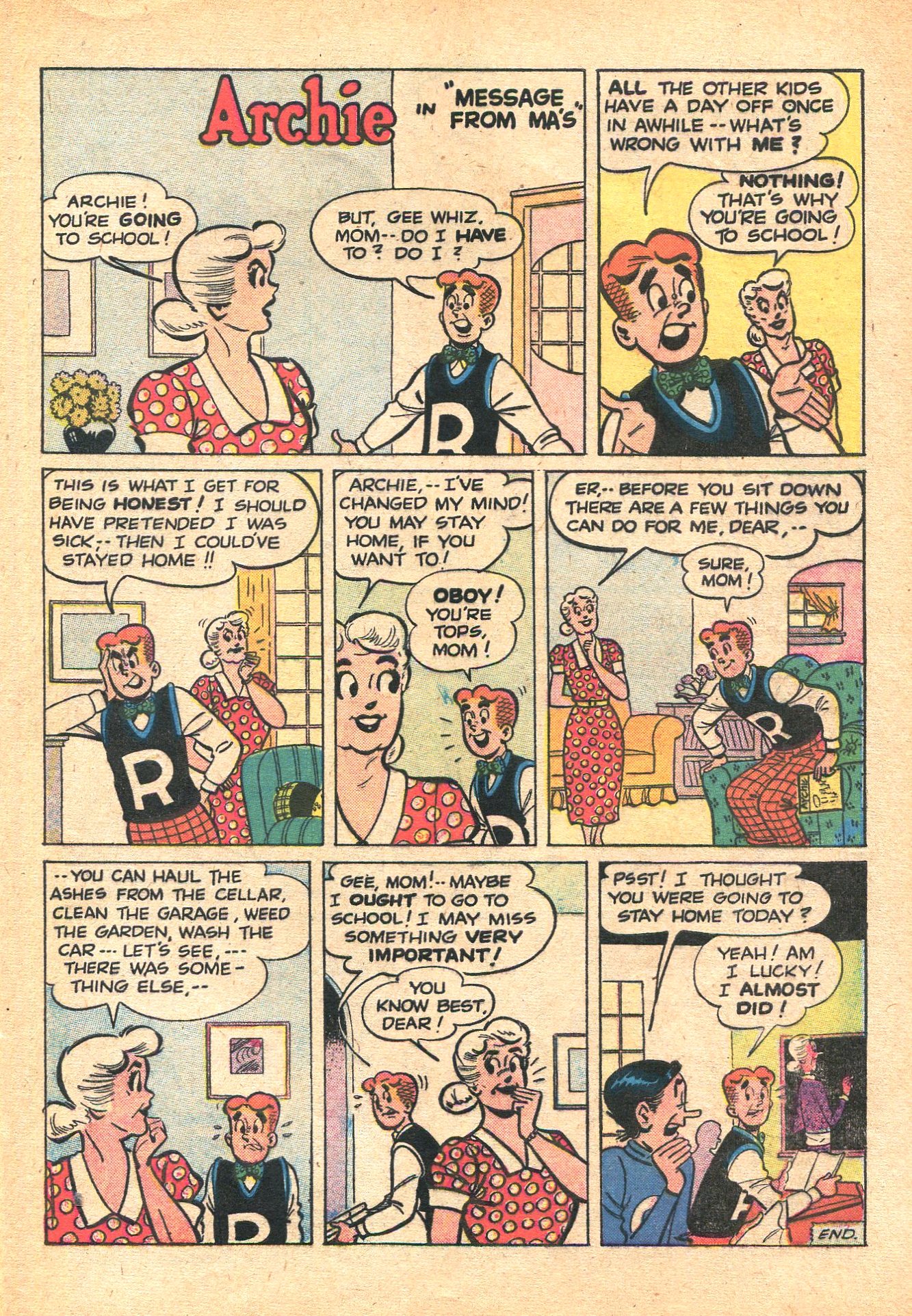 Read online Archie's Joke Book Magazine comic -  Issue #25 - 33