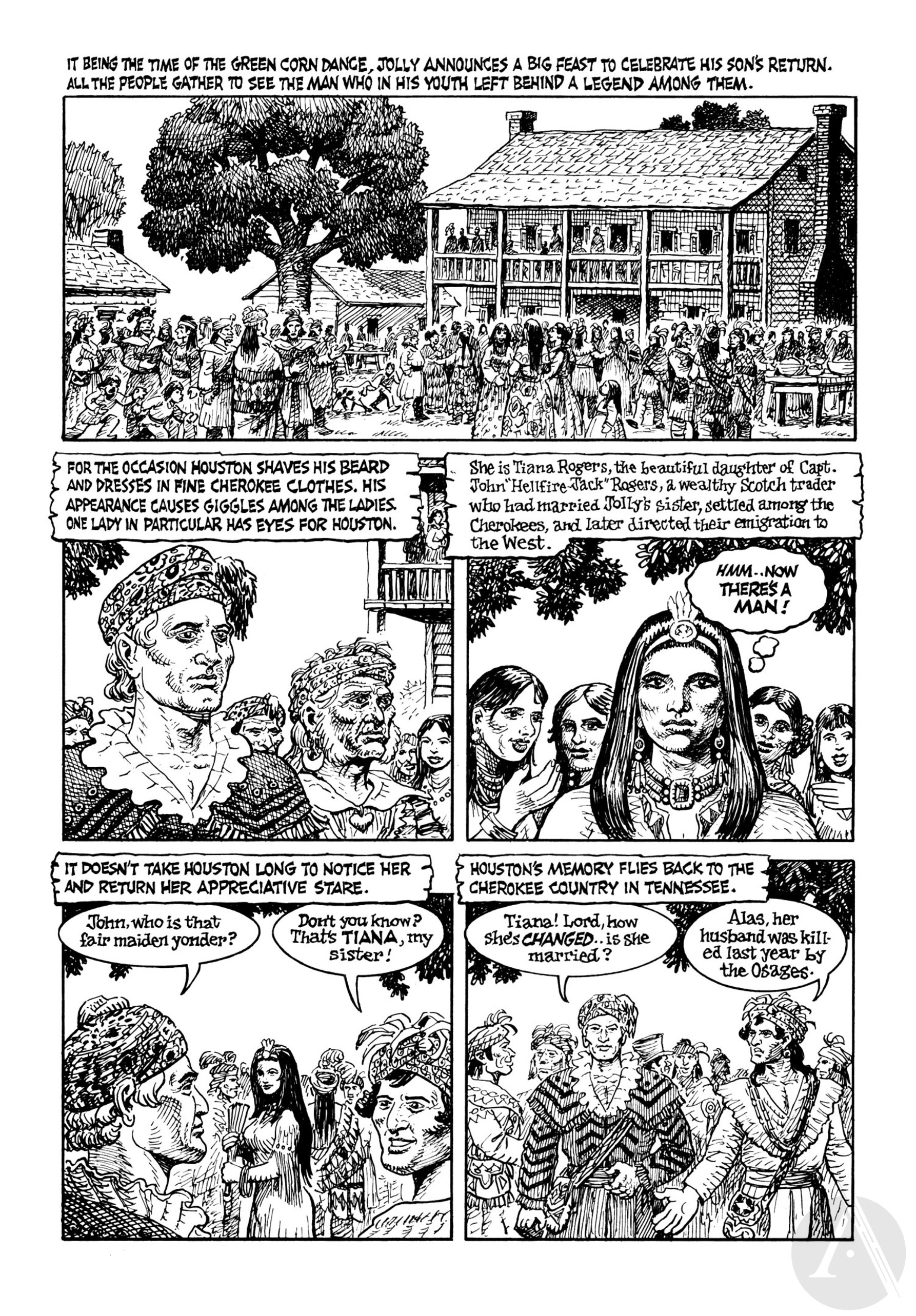 Read online Indian Lover: Sam Houston & the Cherokees comic -  Issue # TPB - 48