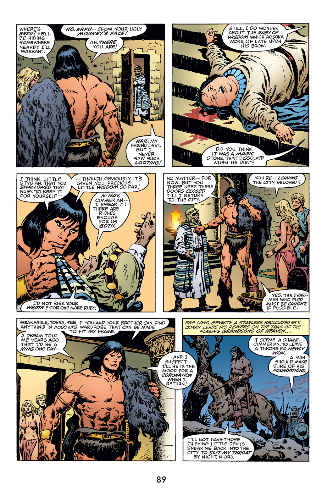 Read online The Chronicles of Conan comic -  Issue # TPB 14 (Part 1) - 89
