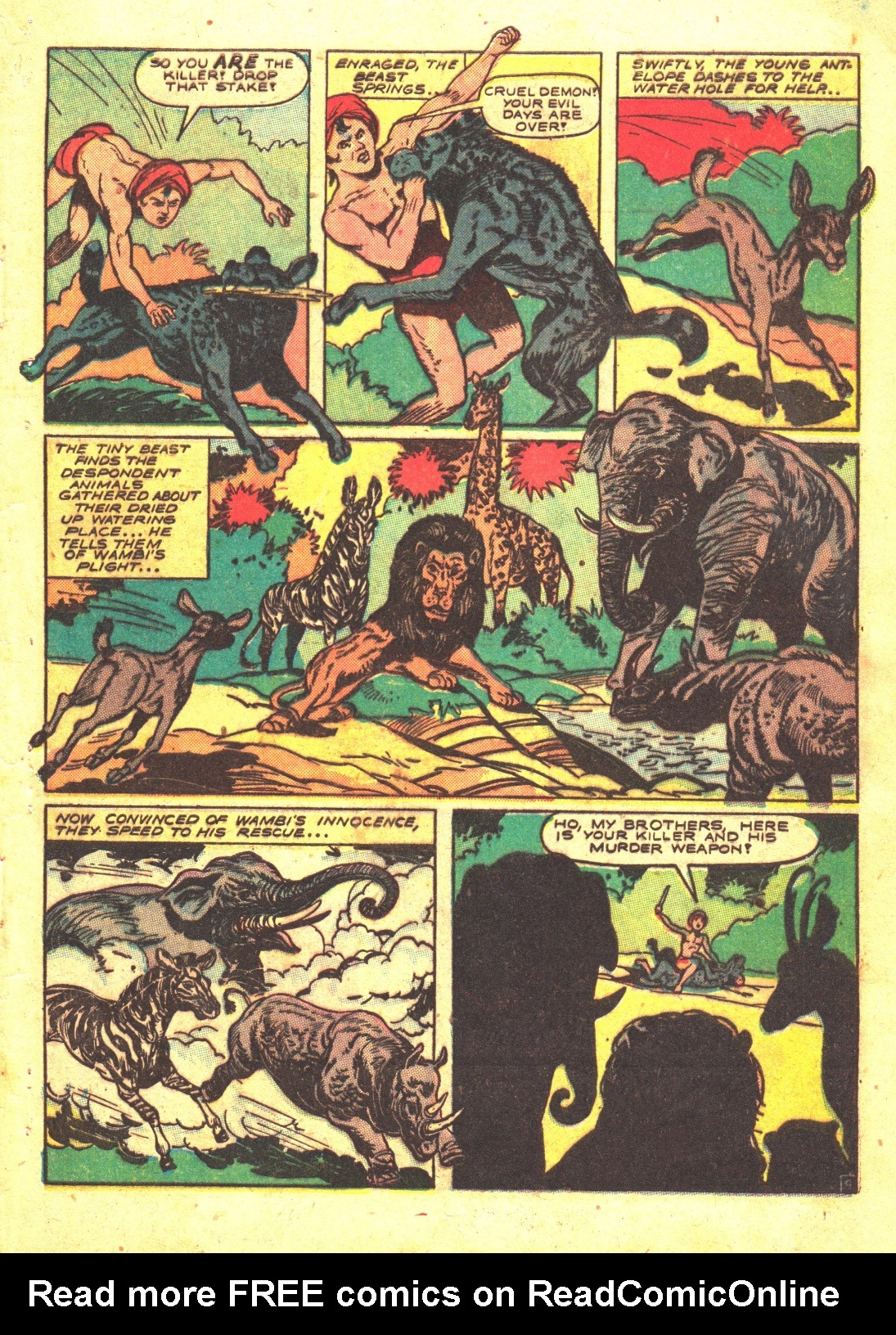 Read online Wambi Jungle Boy comic -  Issue #5 - 33
