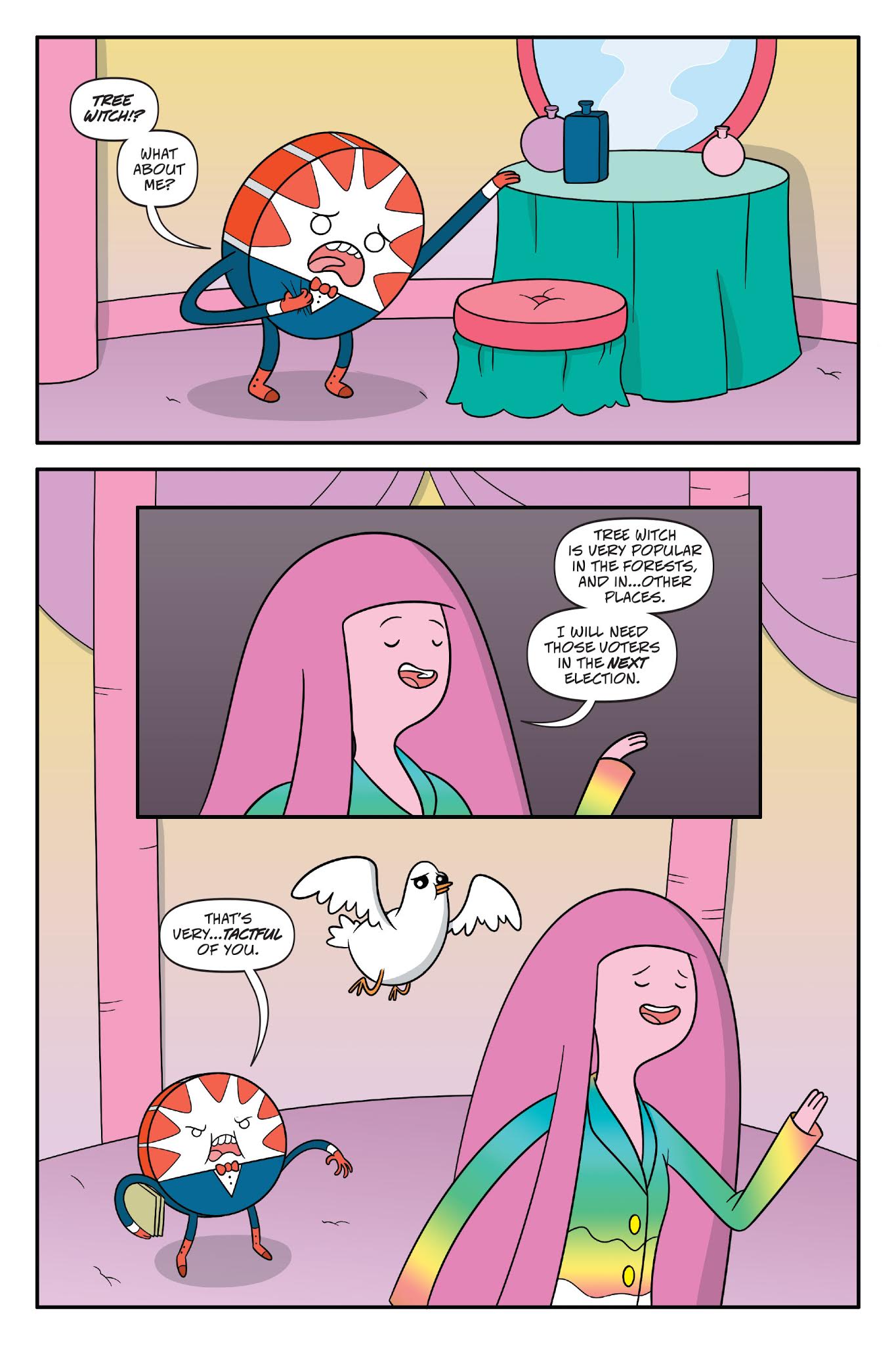Read online Adventure Time: President Bubblegum comic -  Issue # TPB - 66
