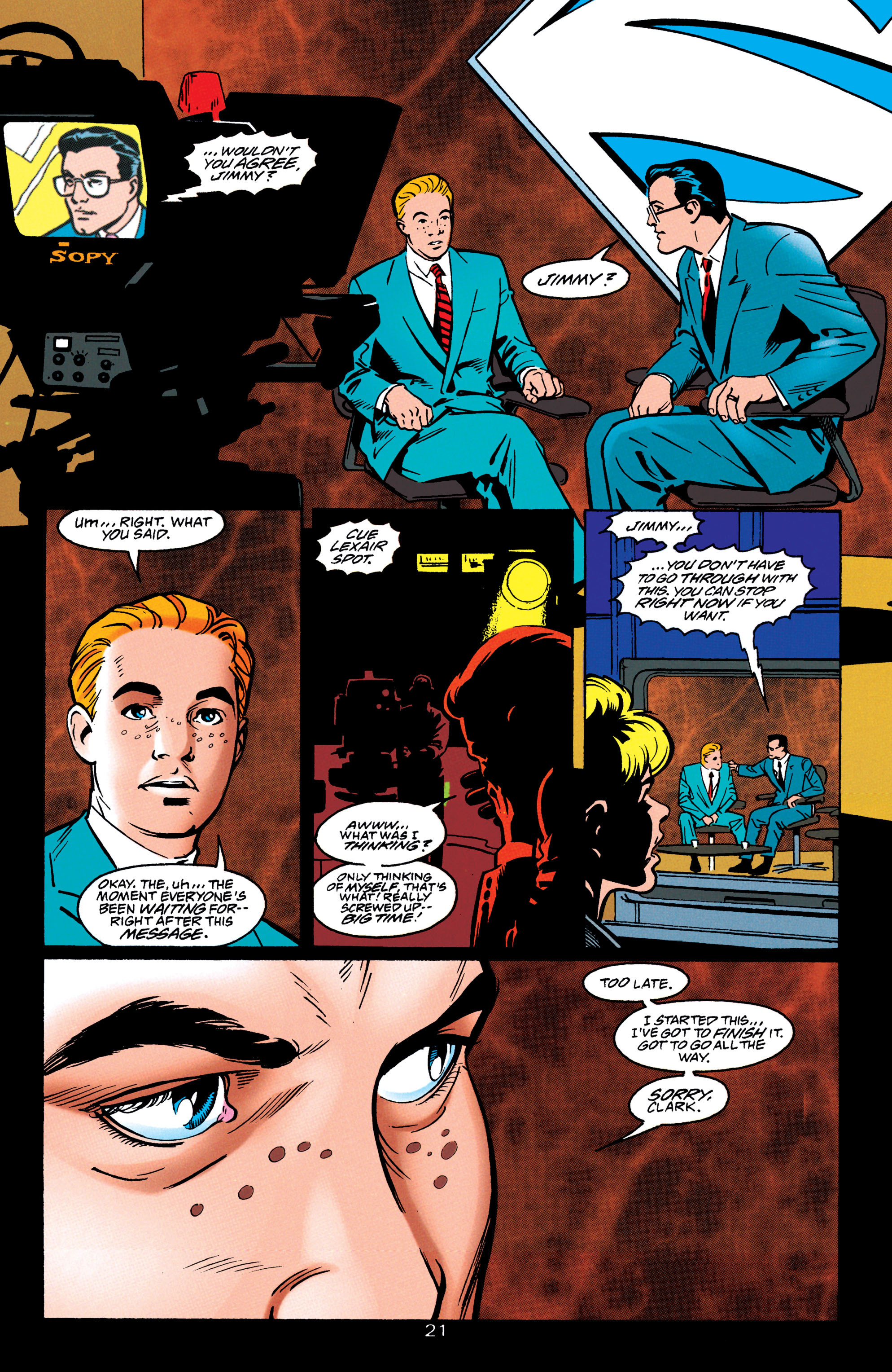 Read online Adventures of Superman (1987) comic -  Issue #550 - 22