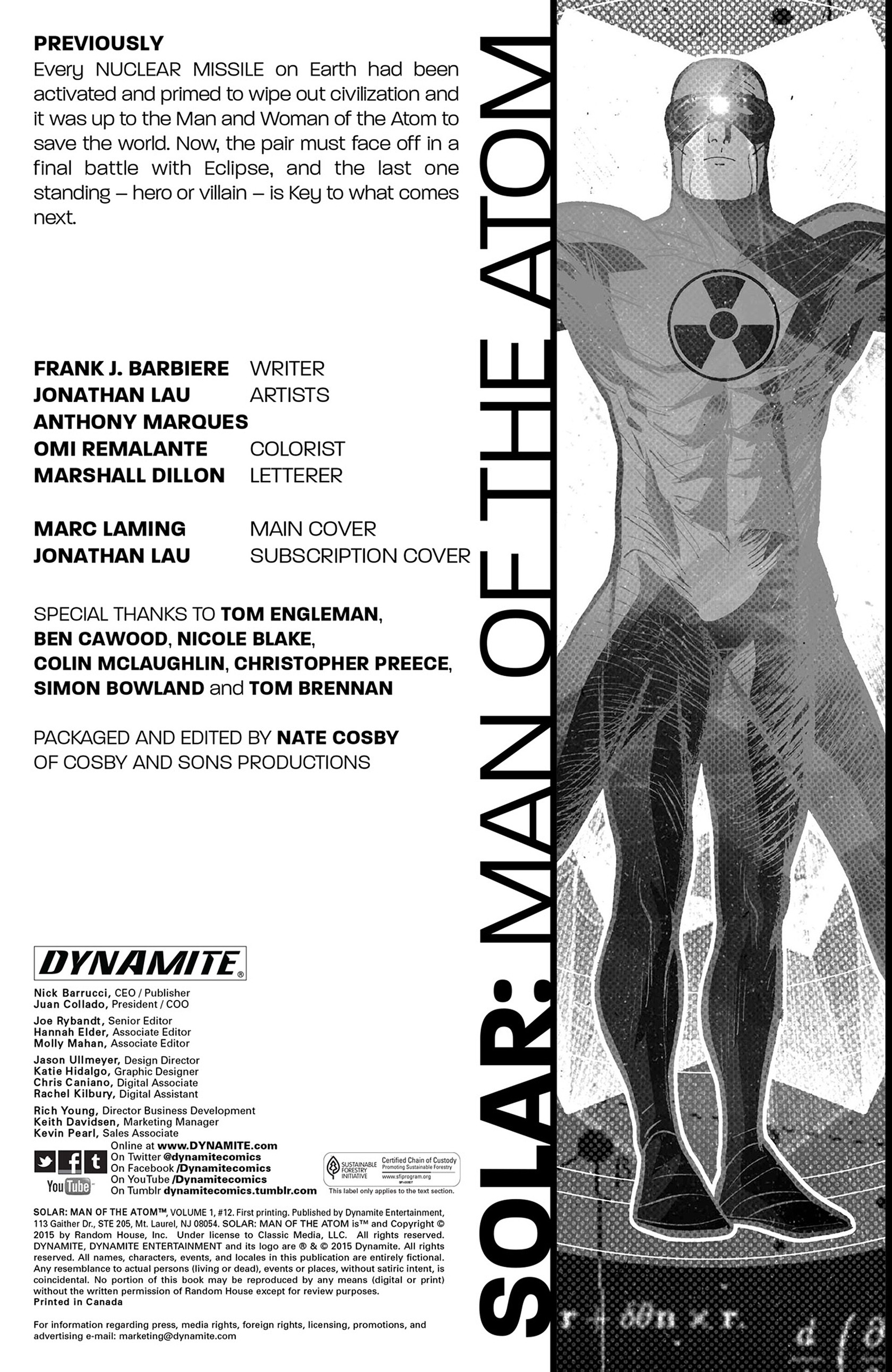 Read online Solar: Man of the Atom (2014) comic -  Issue #12 - 2