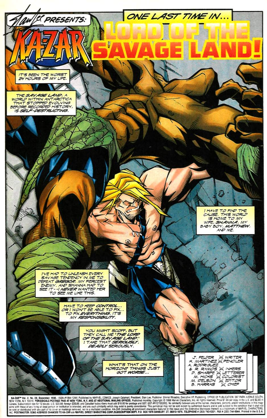 Read online Ka-Zar (1997) comic -  Issue #20 - 2