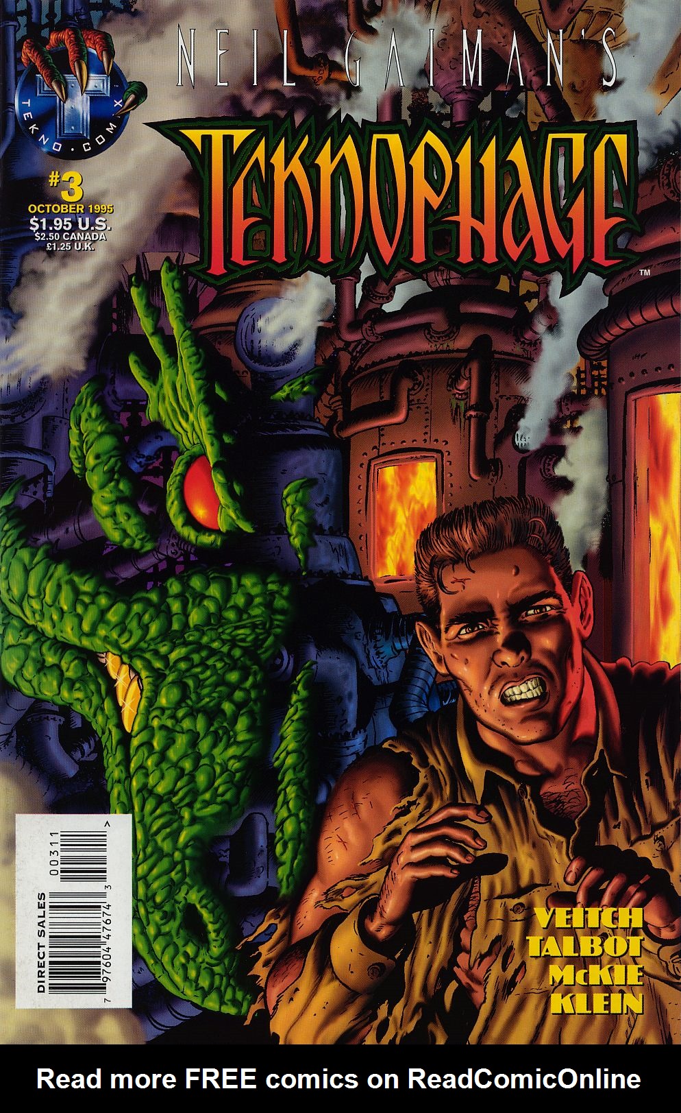 Read online Neil Gaiman's Teknophage comic -  Issue #3 - 1