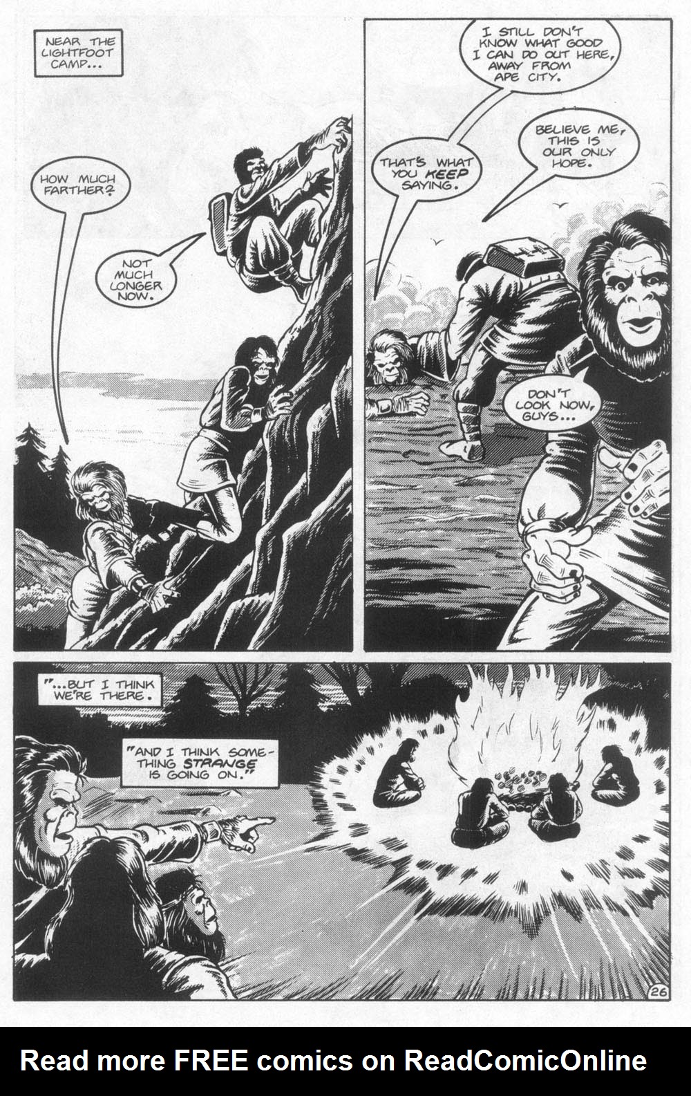 Read online Planet of the Apes (1990) comic -  Issue #23 - 28