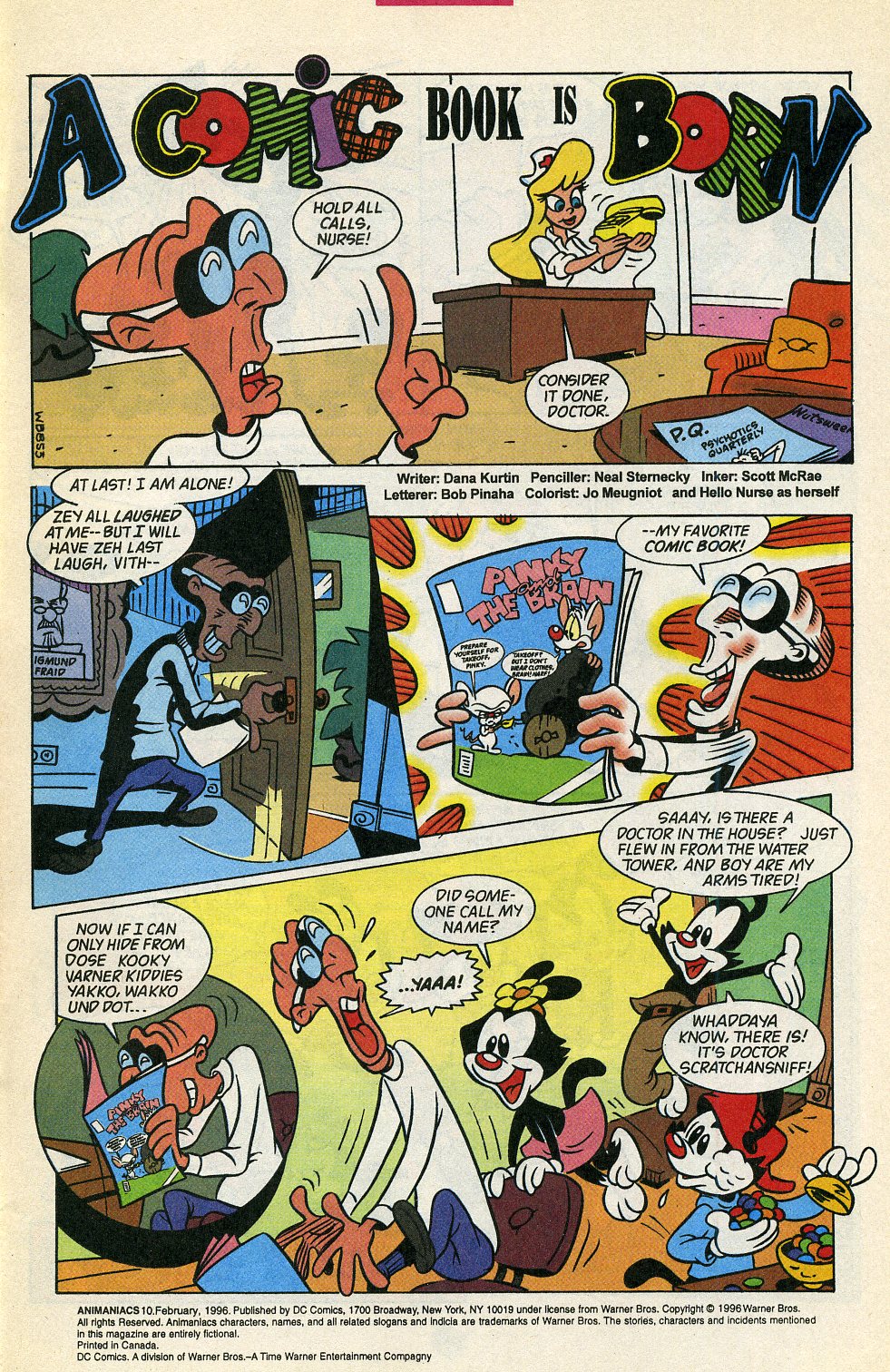 Read online Animaniacs comic -  Issue #10 - 3