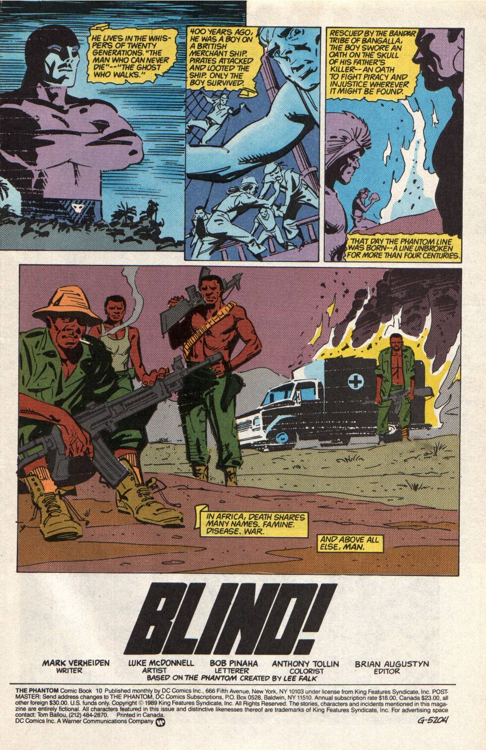 Read online The Phantom (1989) comic -  Issue #10 - 2