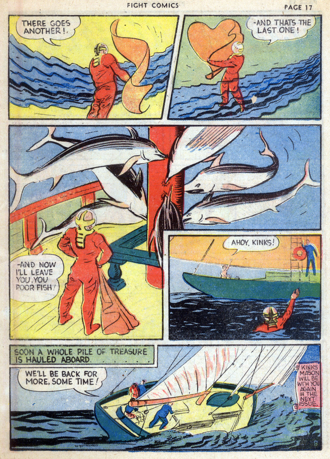 Read online Fight Comics comic -  Issue #4 - 19