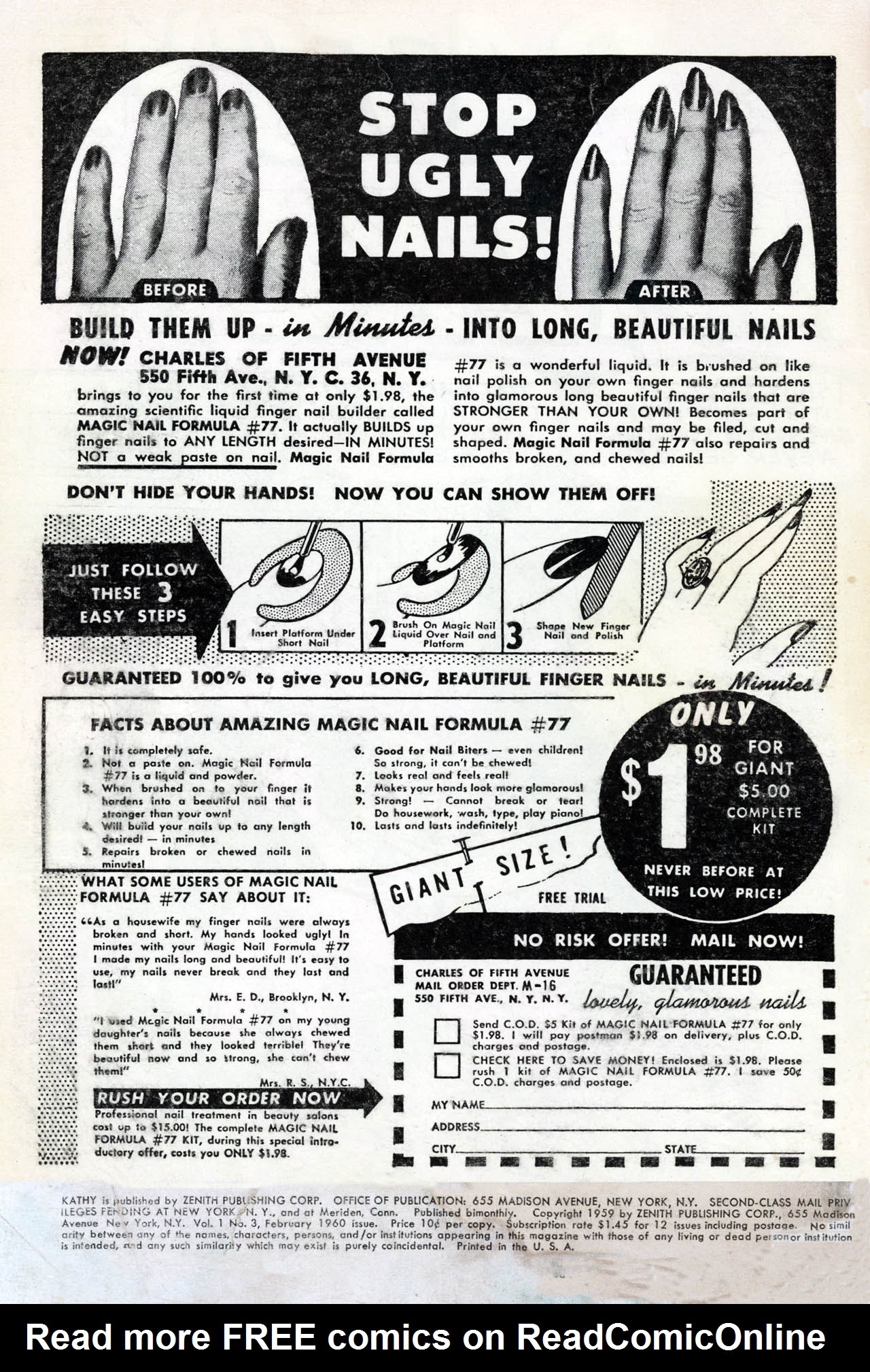 Read online Kathy (1959) comic -  Issue #3 - 2