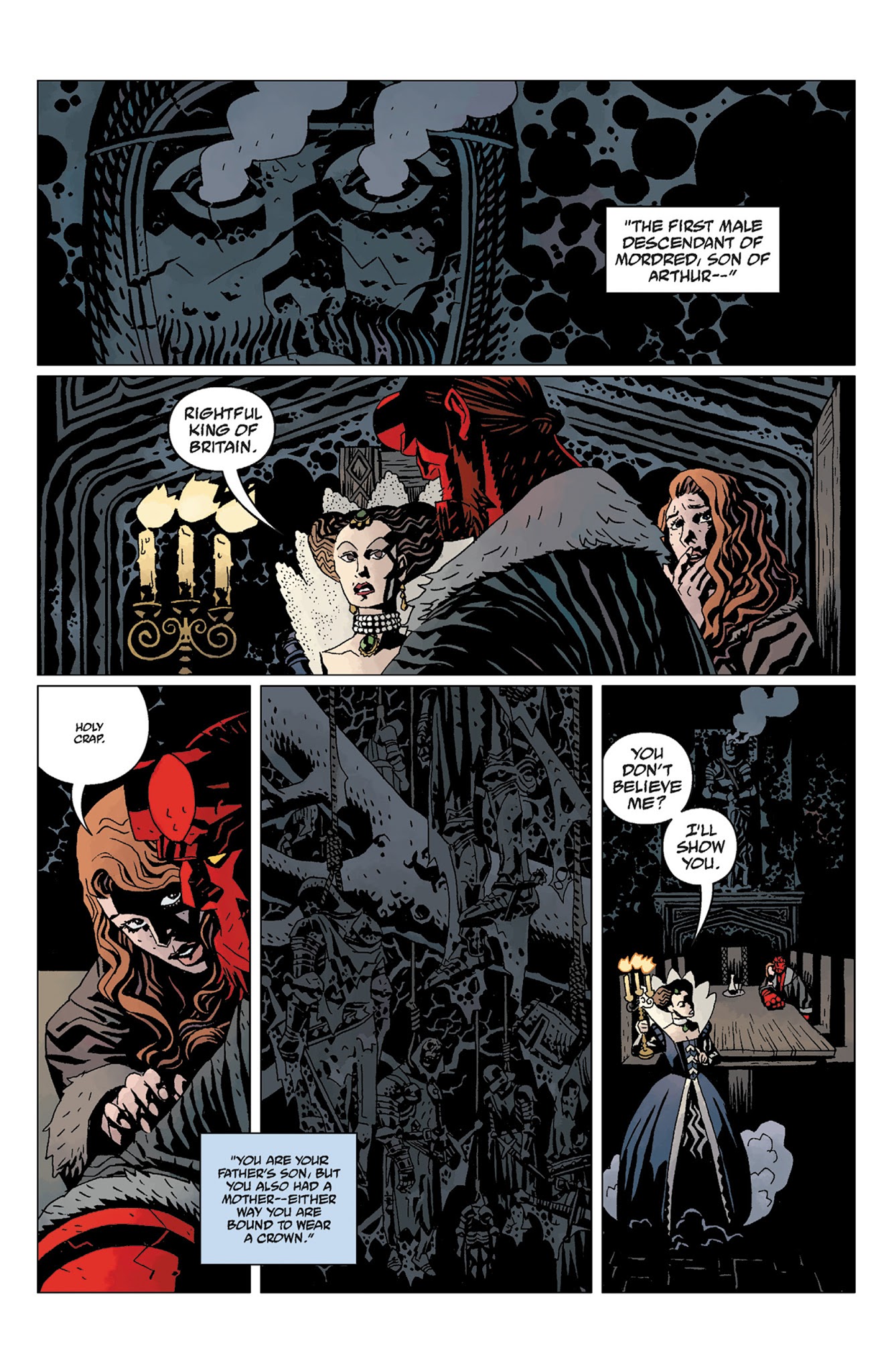 Read online Hellboy: The Wild Hunt comic -  Issue # TPB - 122