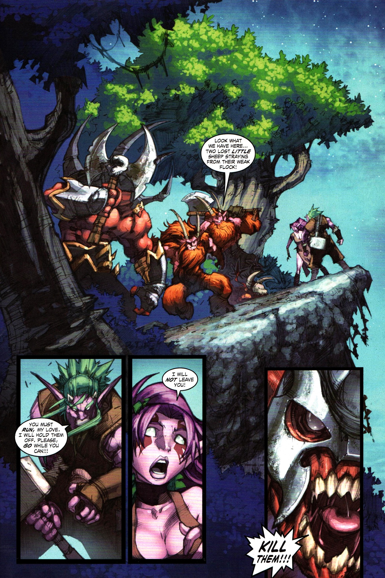 Read online World of Warcraft: Curse of the Worgen comic -  Issue #2 - 25