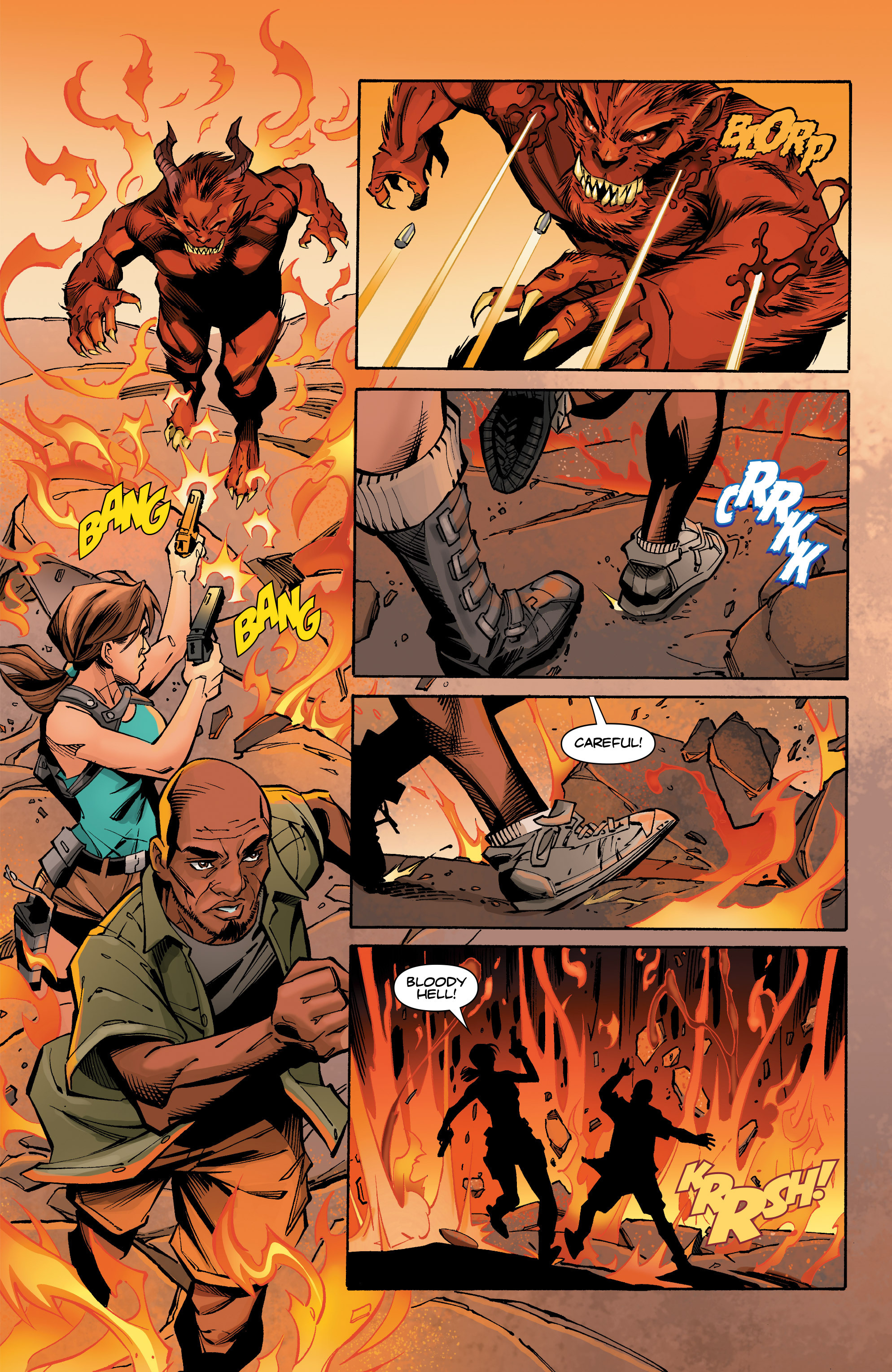 Read online Lara Croft and the Frozen Omen comic -  Issue #5 - 7