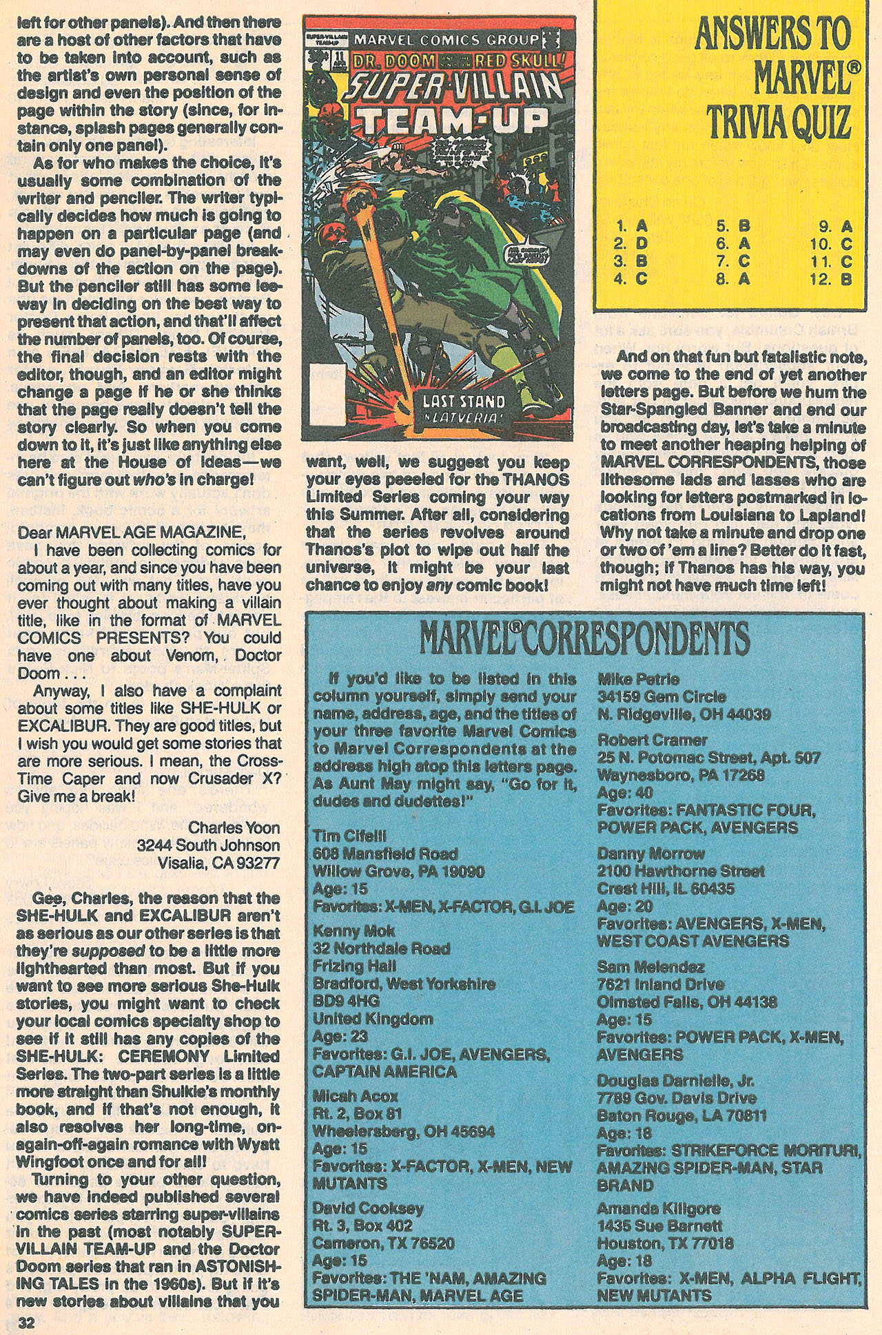 Read online Marvel Age comic -  Issue #93 - 33