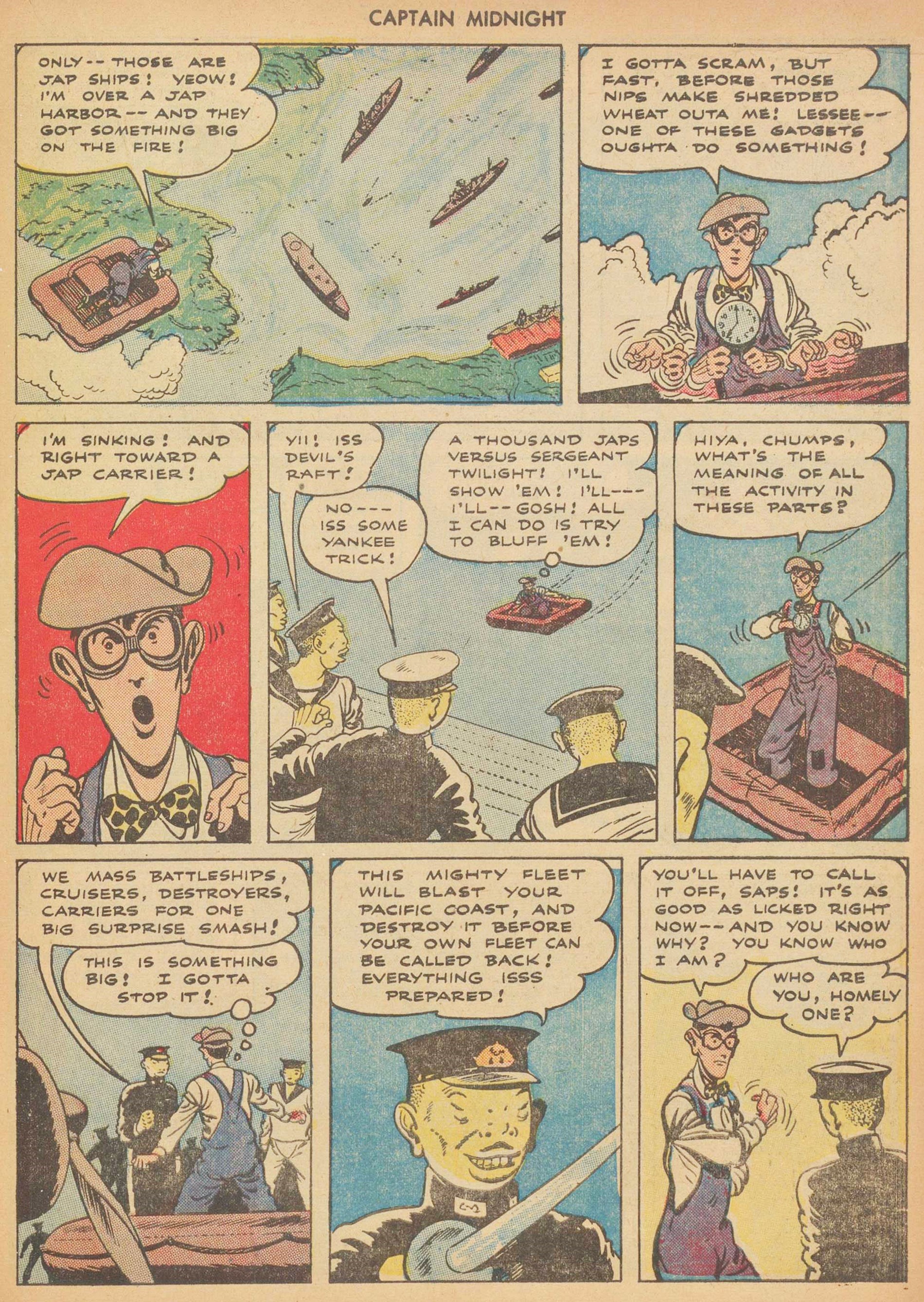 Read online Captain Midnight (1942) comic -  Issue #27 - 19