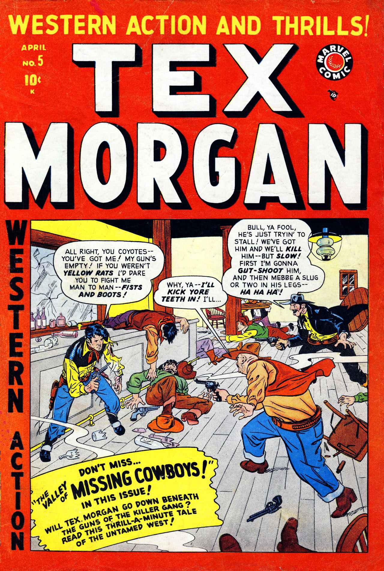 Read online Tex Morgan comic -  Issue #5 - 1
