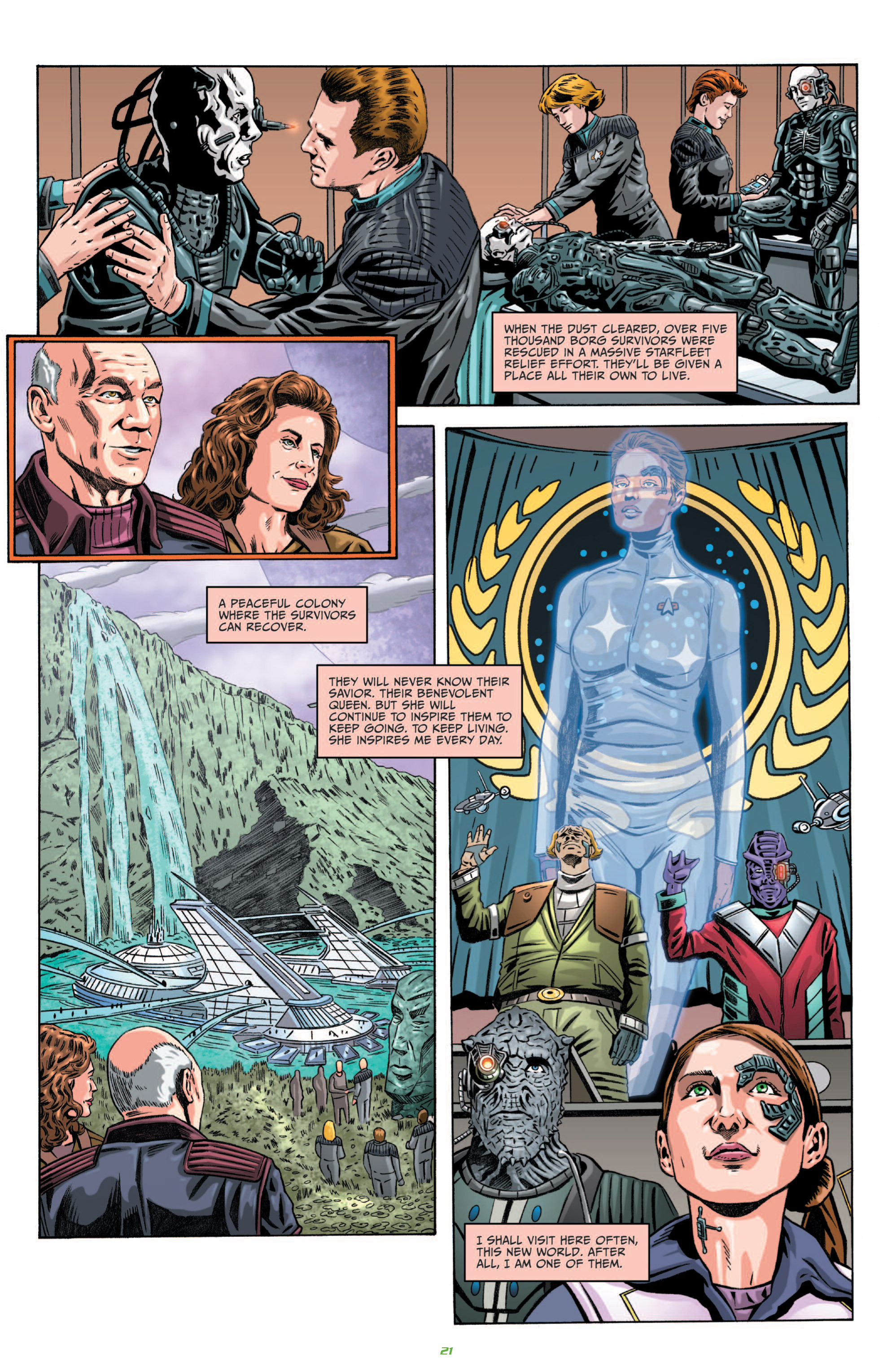 Read online Star Trek: The Next Generation - Hive comic -  Issue #4 - 24