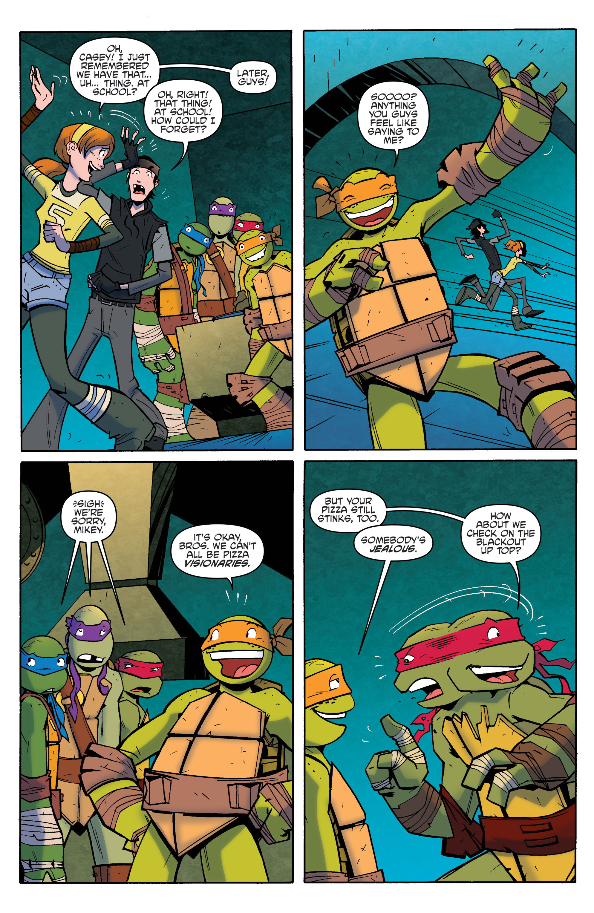 Read online Teenage Mutant Ninja Turtles New Animated Adventures comic -  Issue #20 - 21