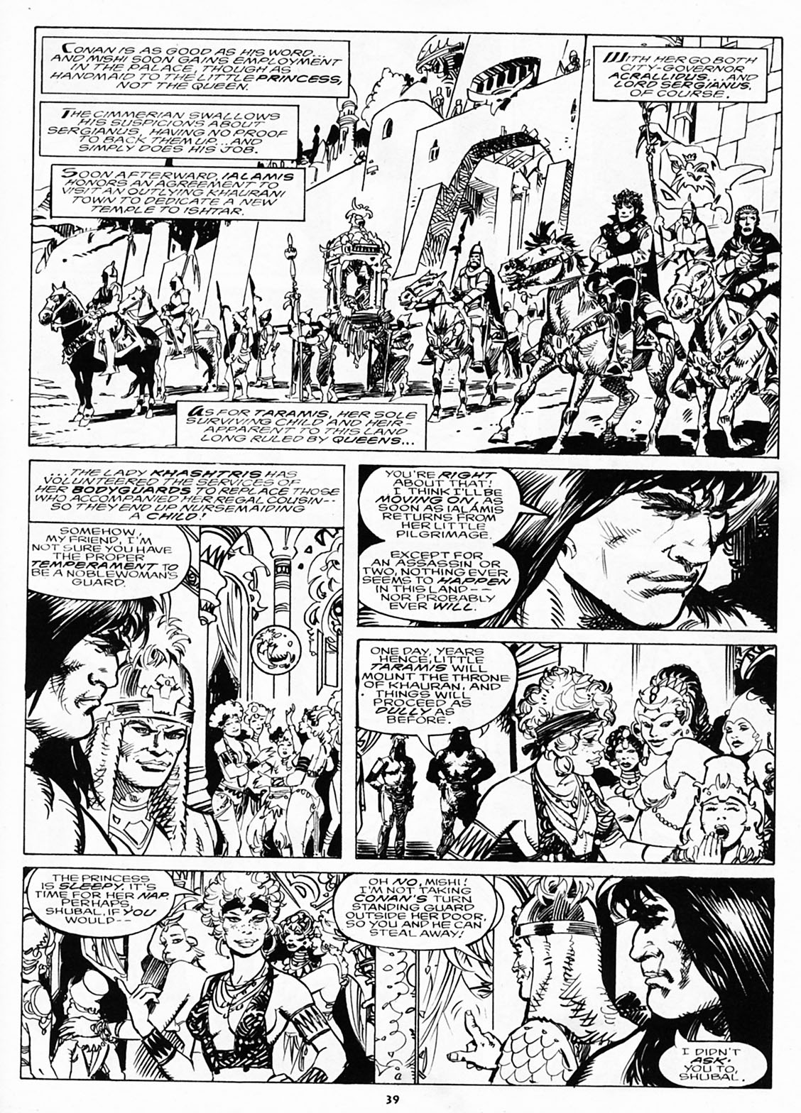 Read online The Savage Sword Of Conan comic -  Issue #218 - 37