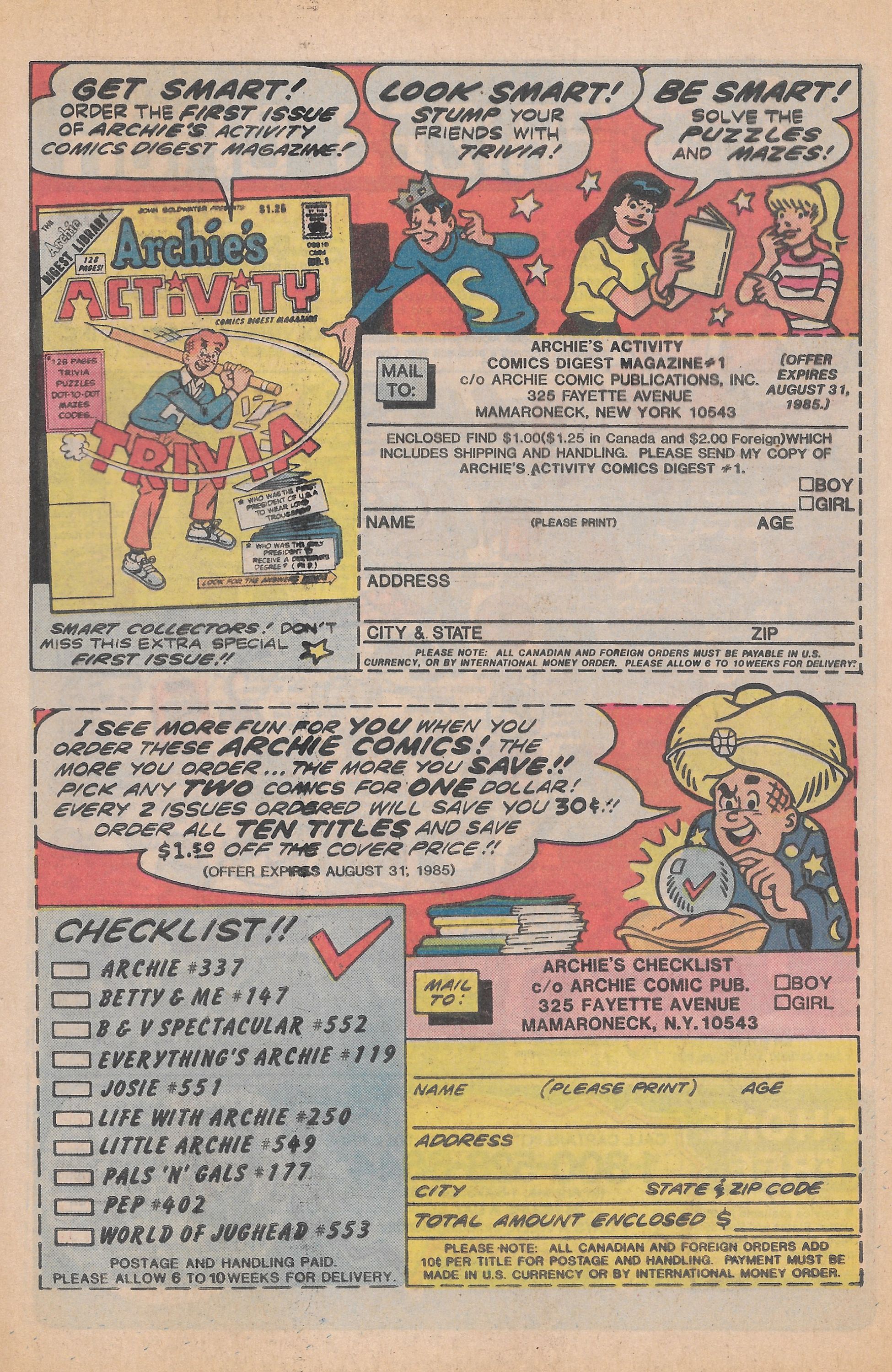 Read online Archie Giant Series Magazine comic -  Issue #549 - 33