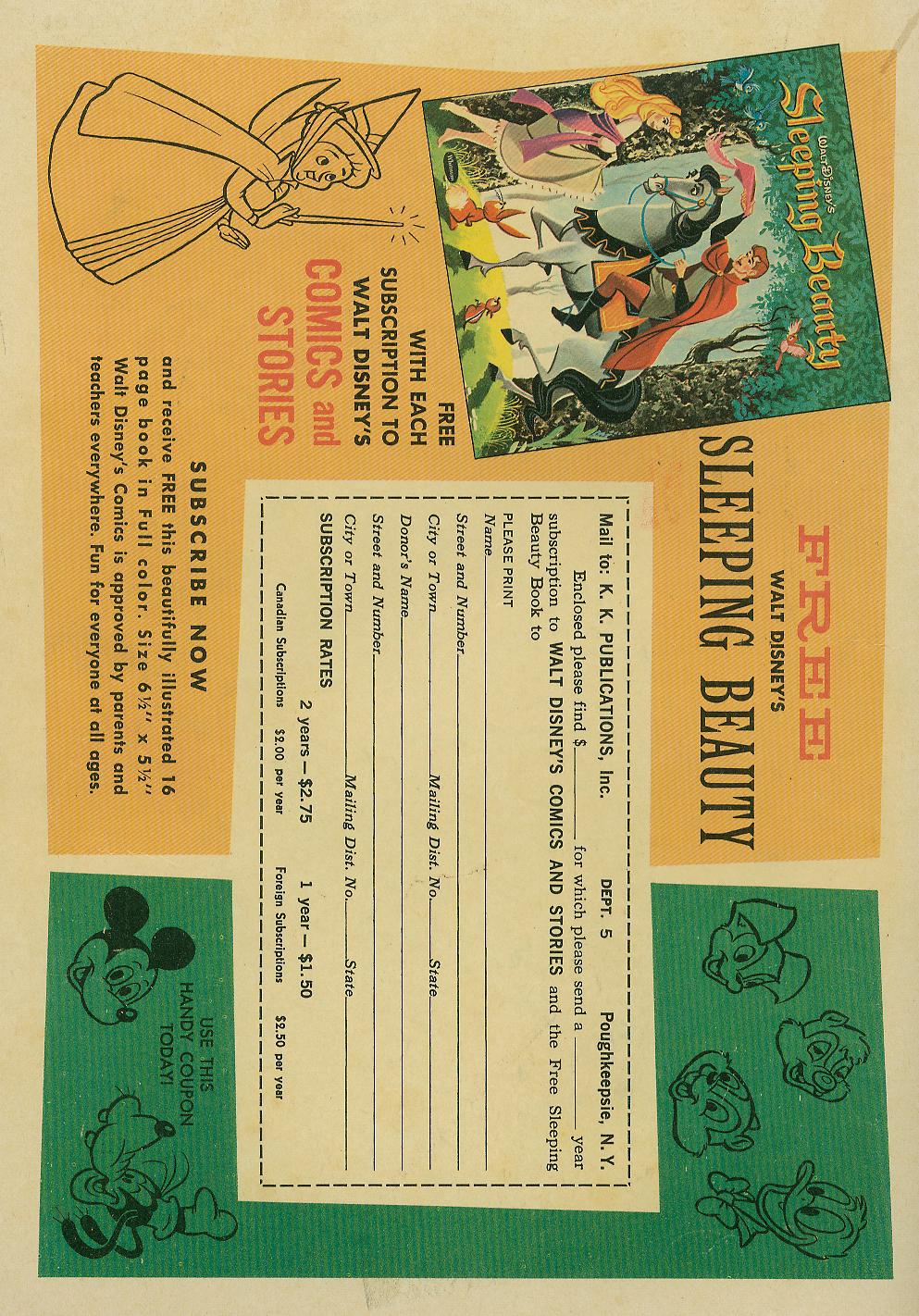 Read online Walt Disney's Comics and Stories comic -  Issue #260 - 36