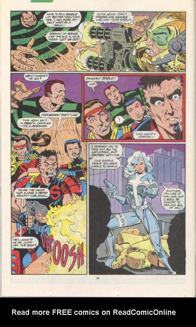 Read online Silver Sable and the Wild Pack comic -  Issue #2 - 23