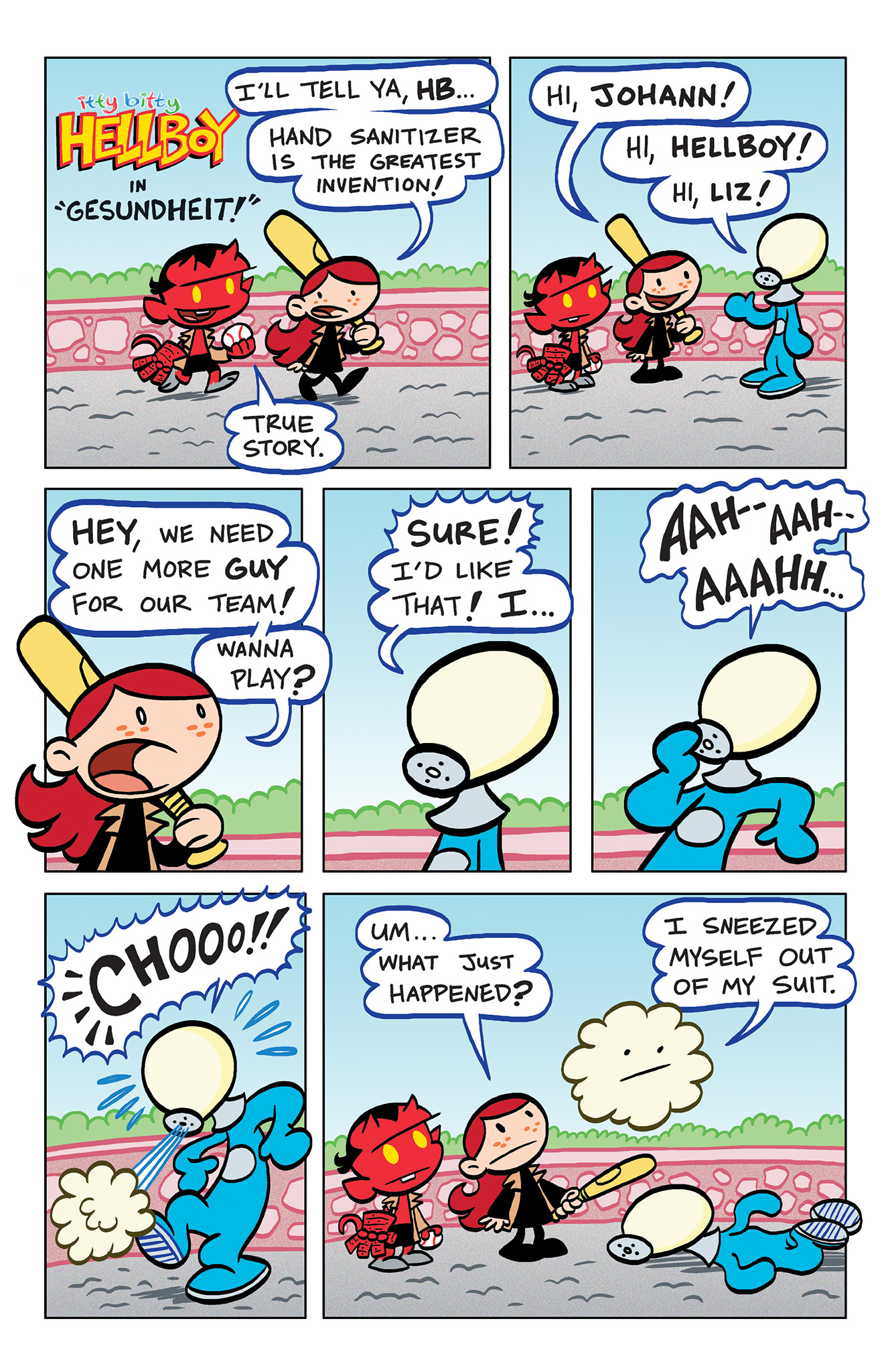 Read online Itty Bitty Hellboy comic -  Issue #1 - 8