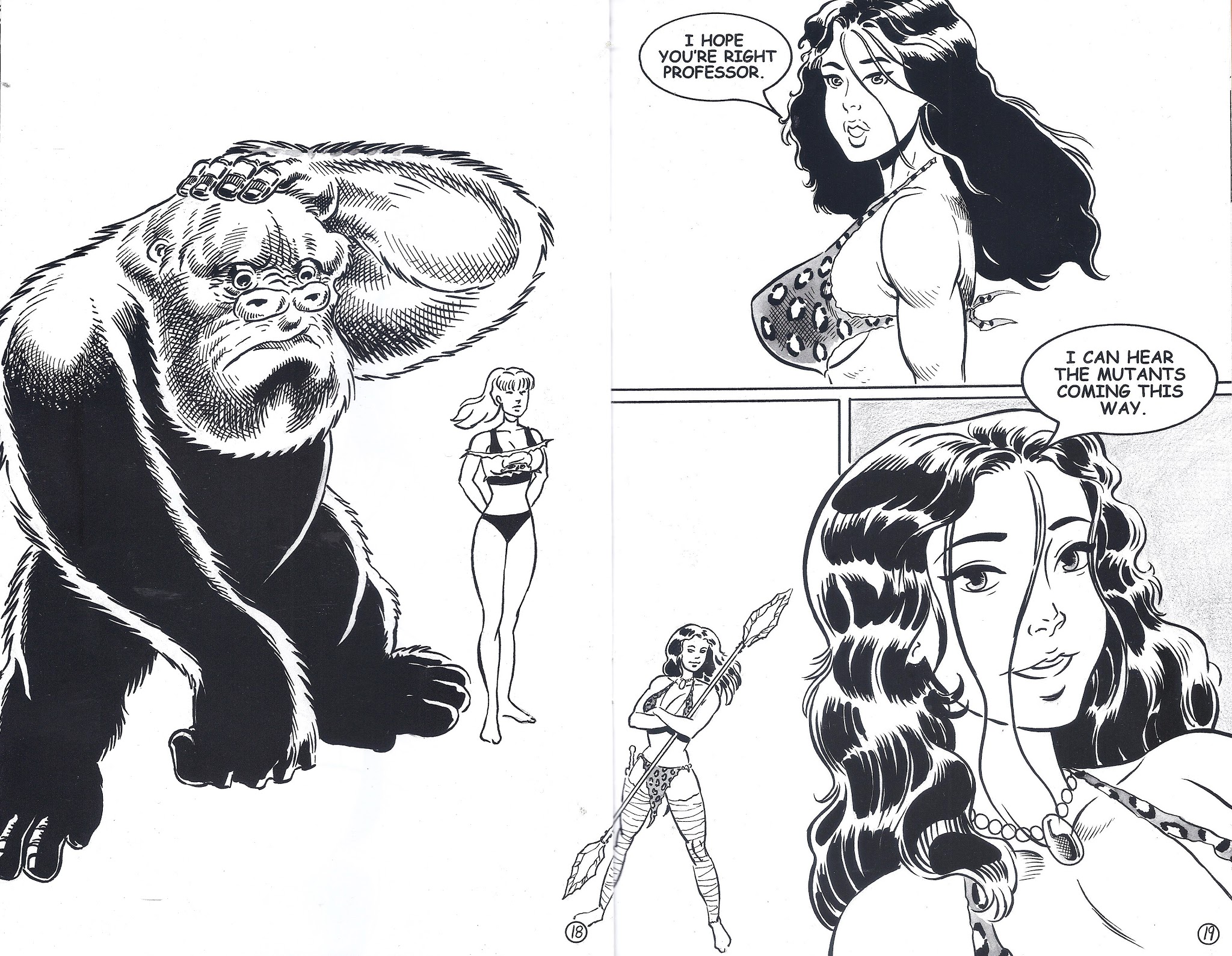 Read online Cavewoman: Shattered Time comic -  Issue # Full - 21