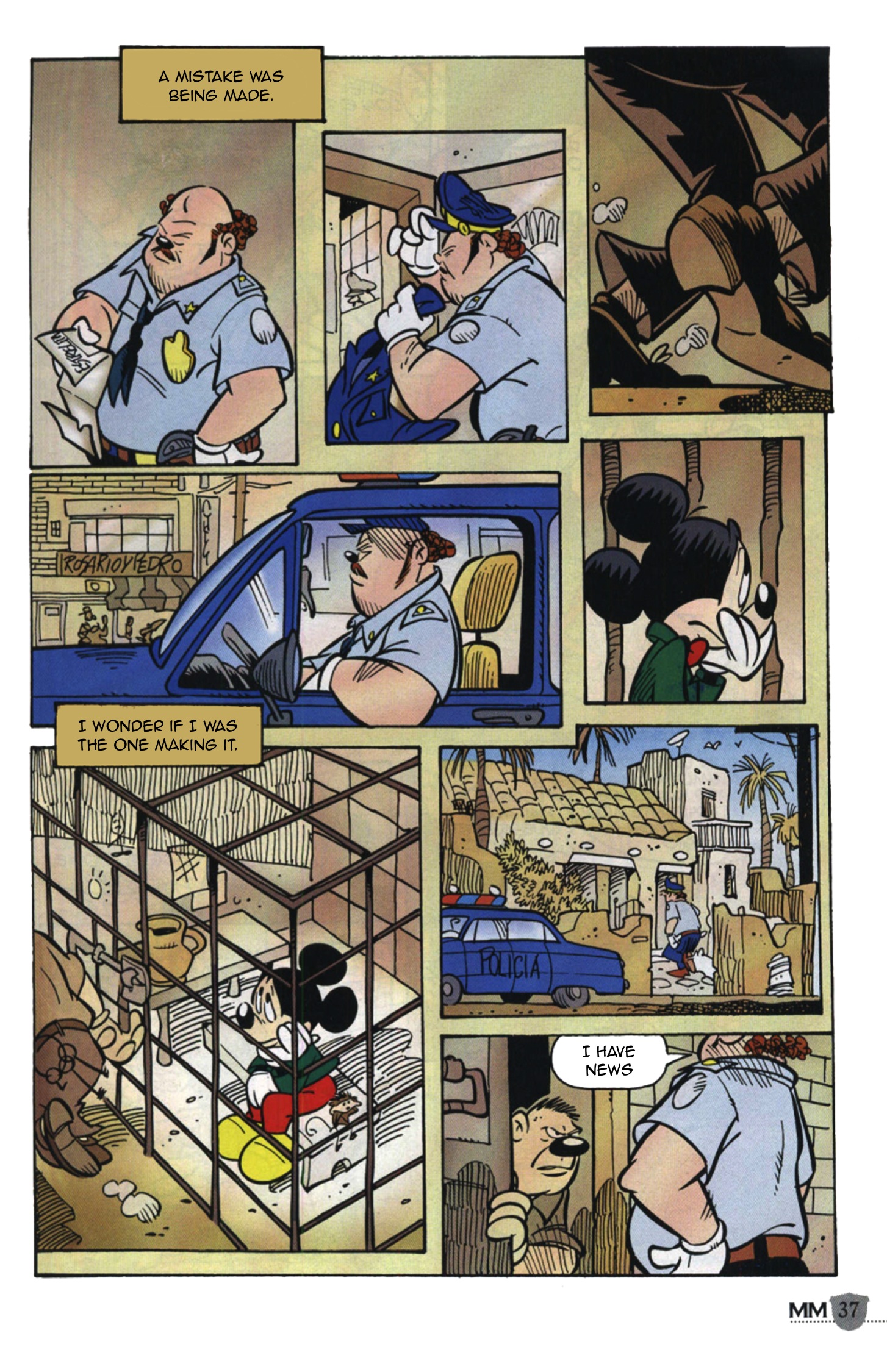 Read online Mickey Mouse Mystery Magazine comic -  Issue #2 - 37