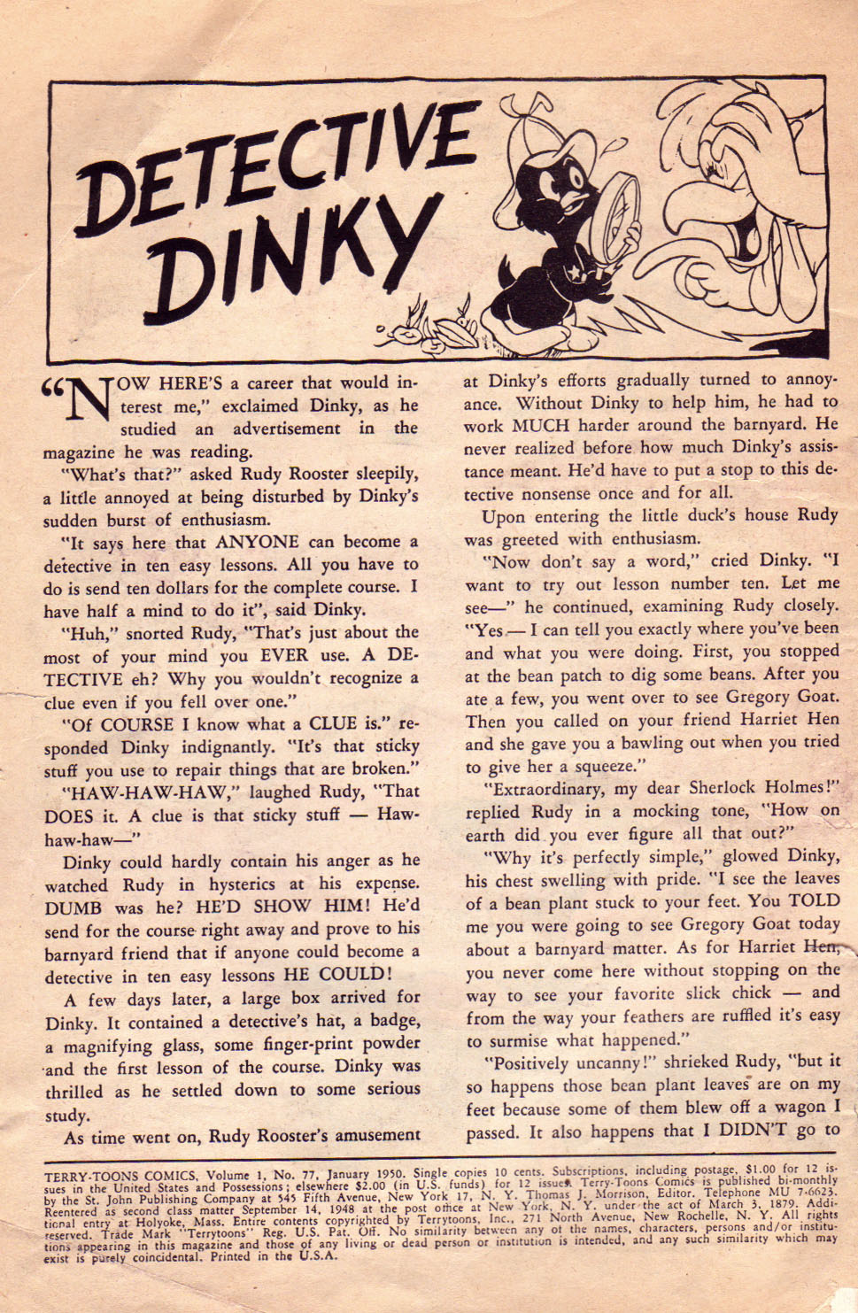 Read online Terry-Toons Comics comic -  Issue #77 - 2