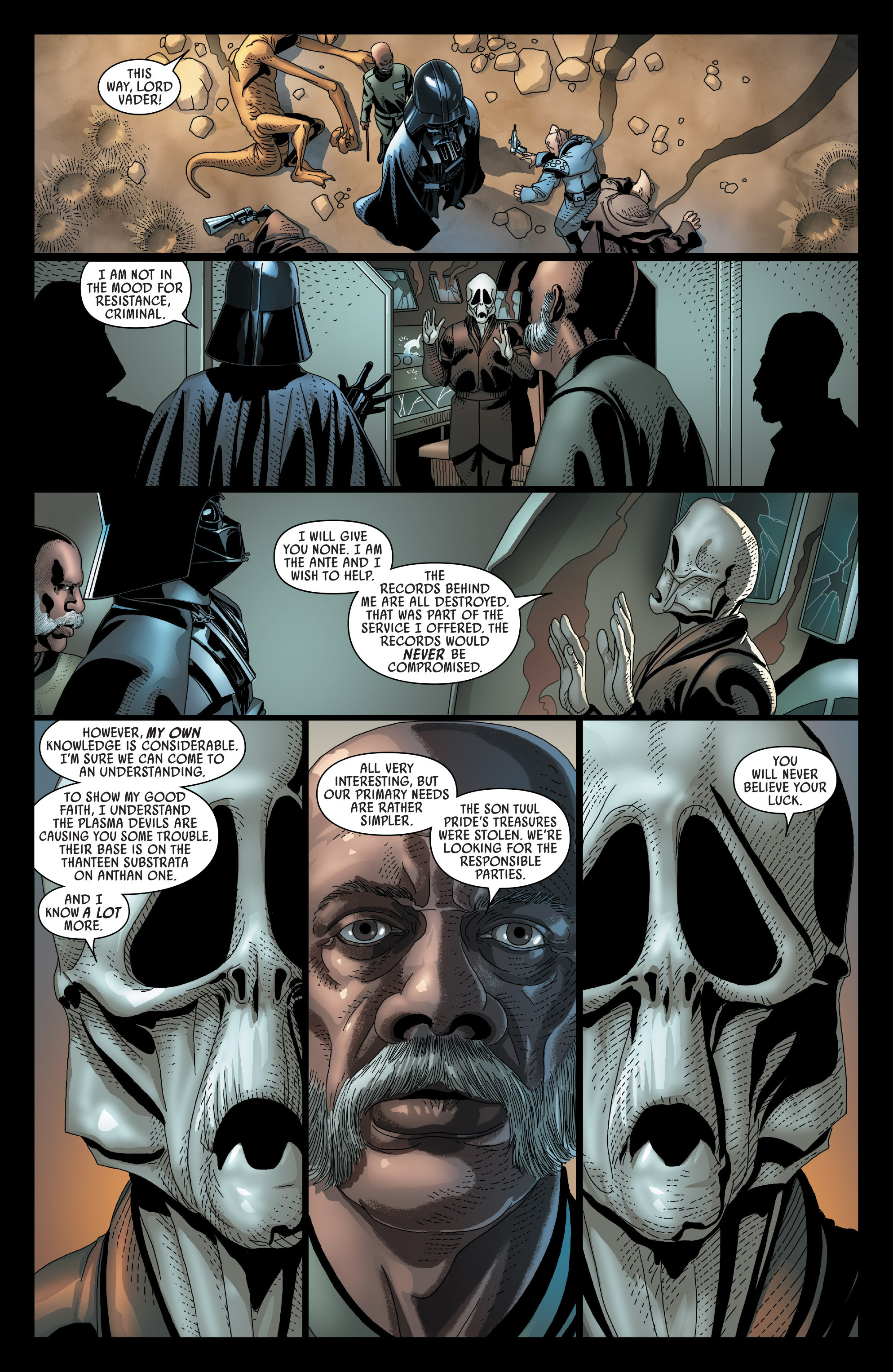 Read online Darth Vader comic -  Issue #11 - 13