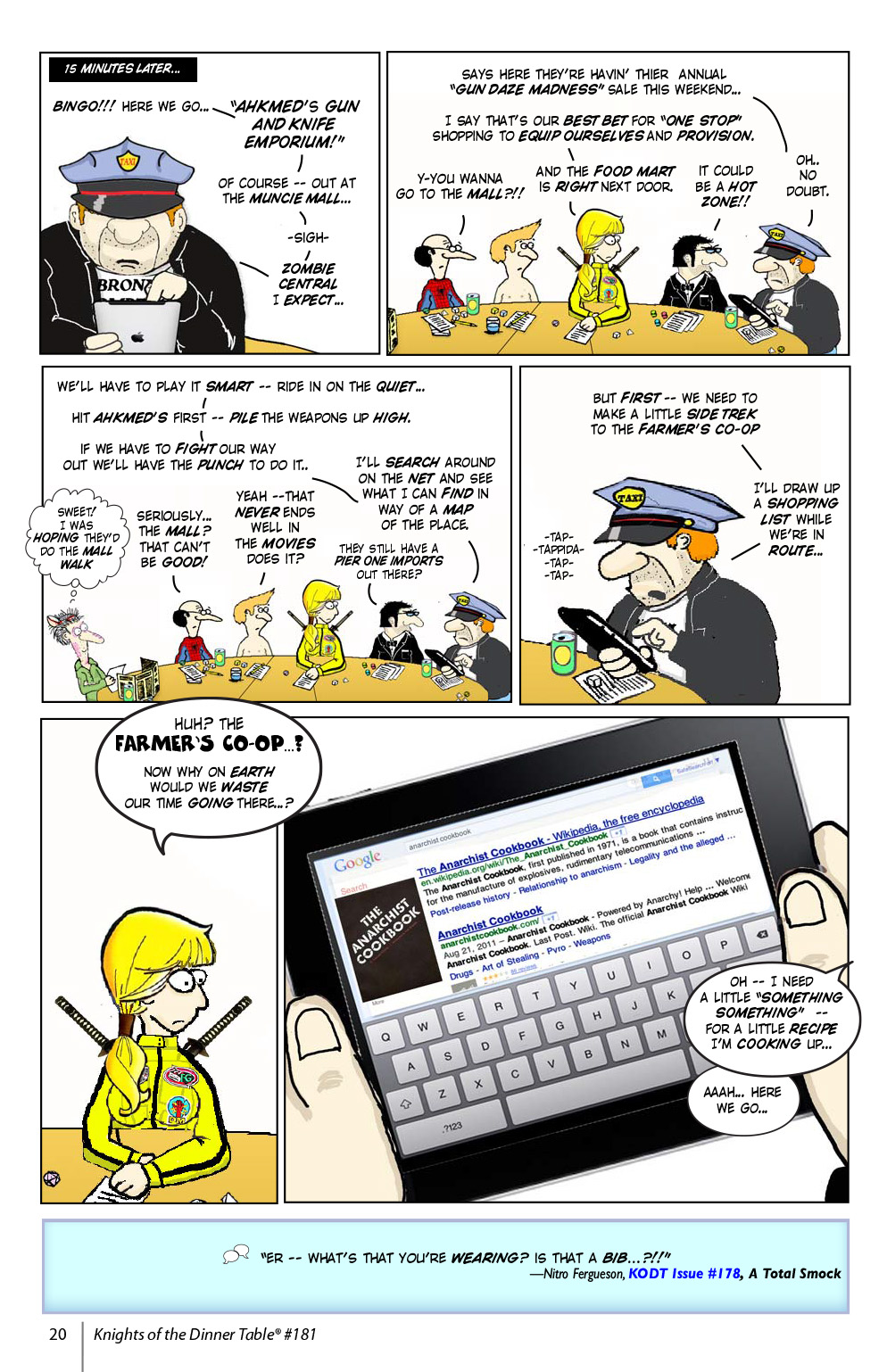 Read online Knights of the Dinner Table comic -  Issue #181 - 22