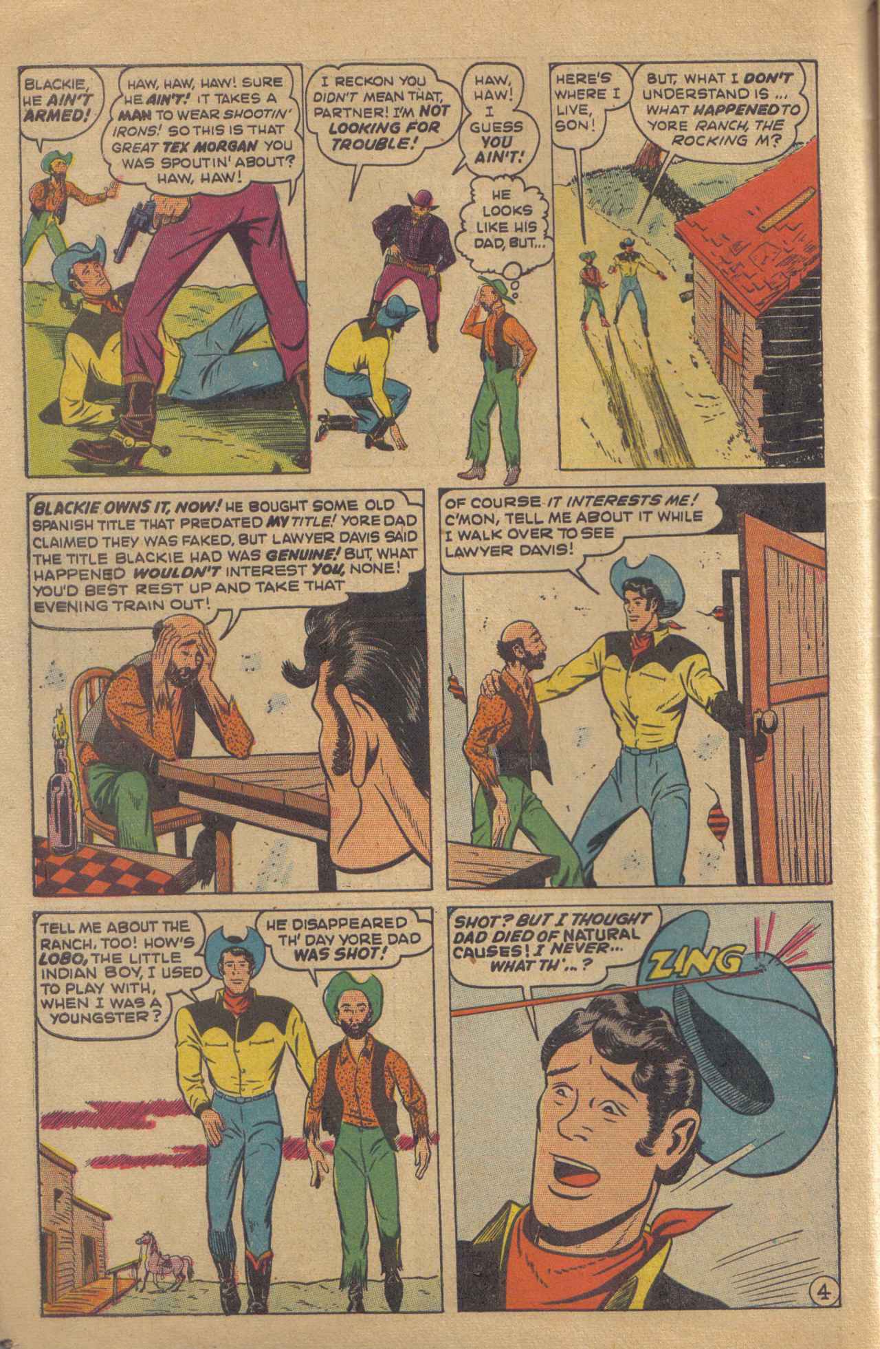 Read online Tex Morgan comic -  Issue #1 - 6