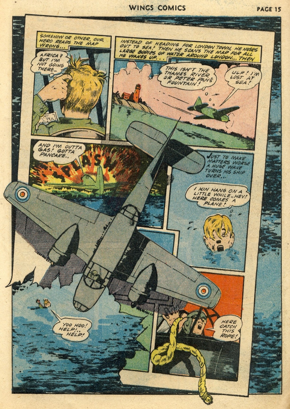 Read online Wings Comics comic -  Issue #33 - 17