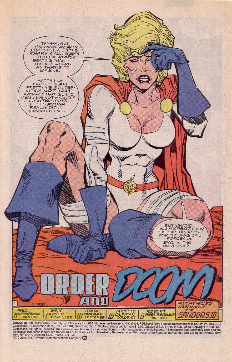 Read online Doom Patrol (1987) comic -  Issue #14 - 2