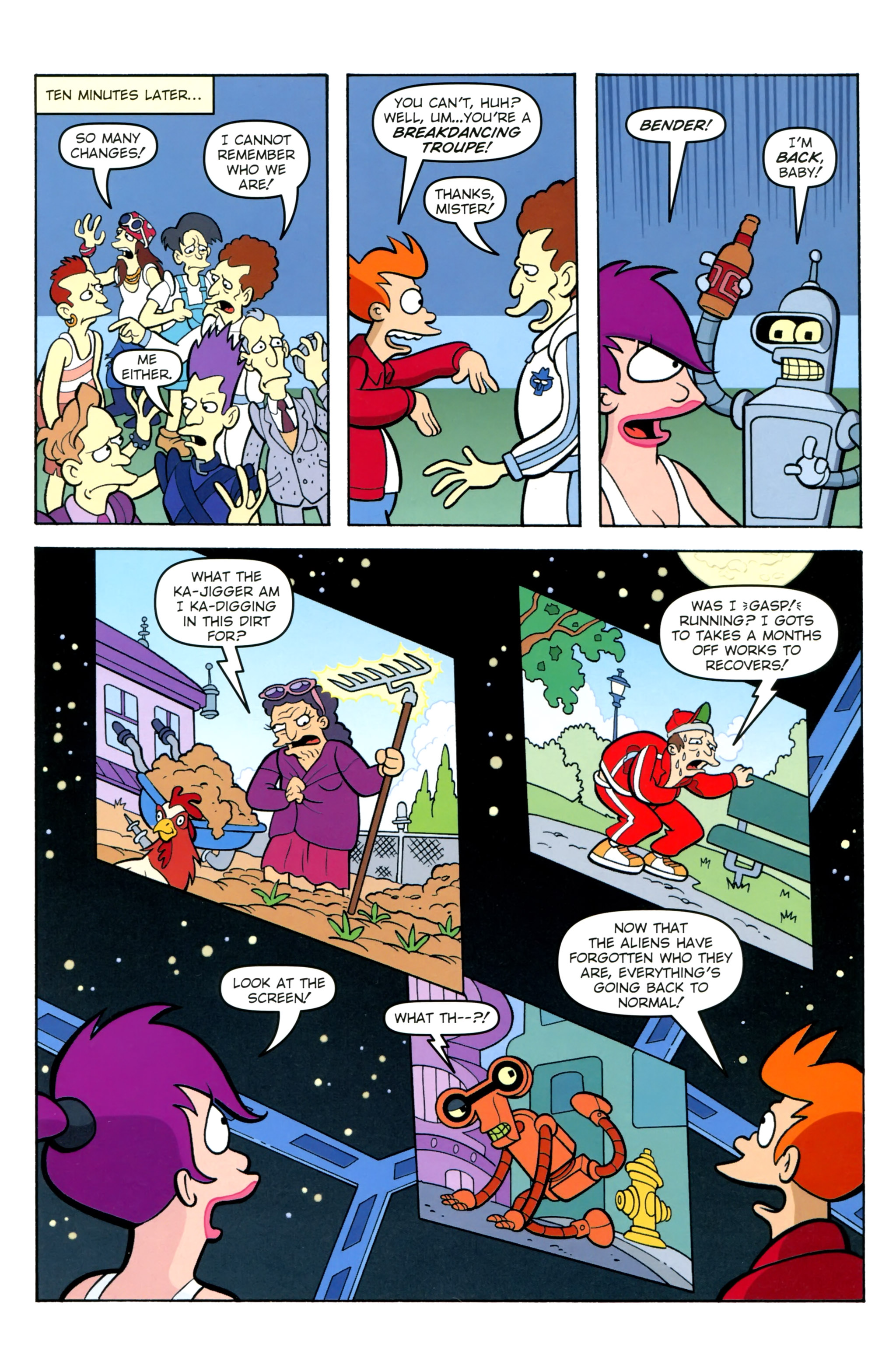 Read online Futurama Comics comic -  Issue #77 - 24