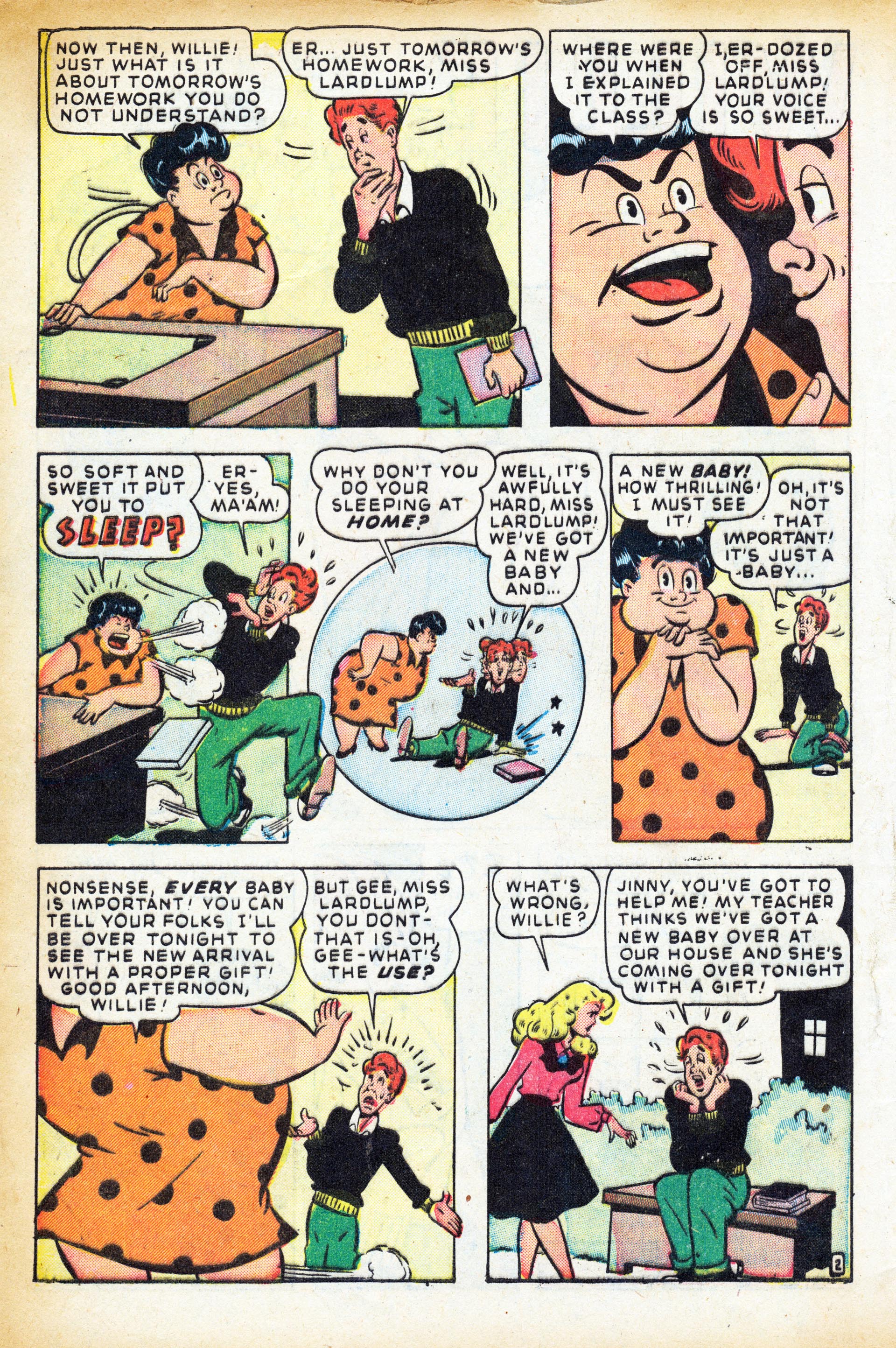 Read online Willie Comics (1946) comic -  Issue #16 - 4