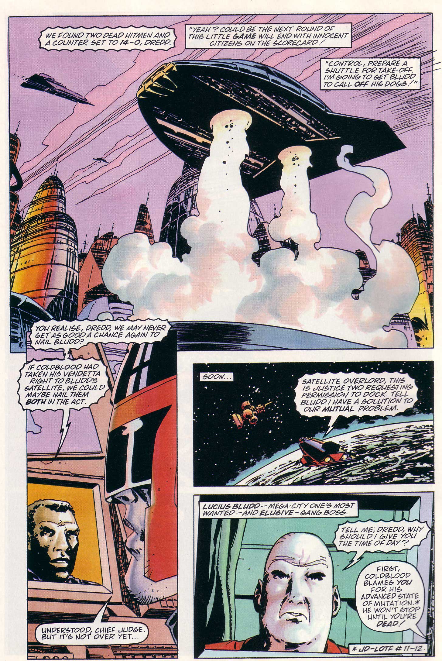 Read online Judge Dredd Lawman of the Future comic -  Issue #19 - 7