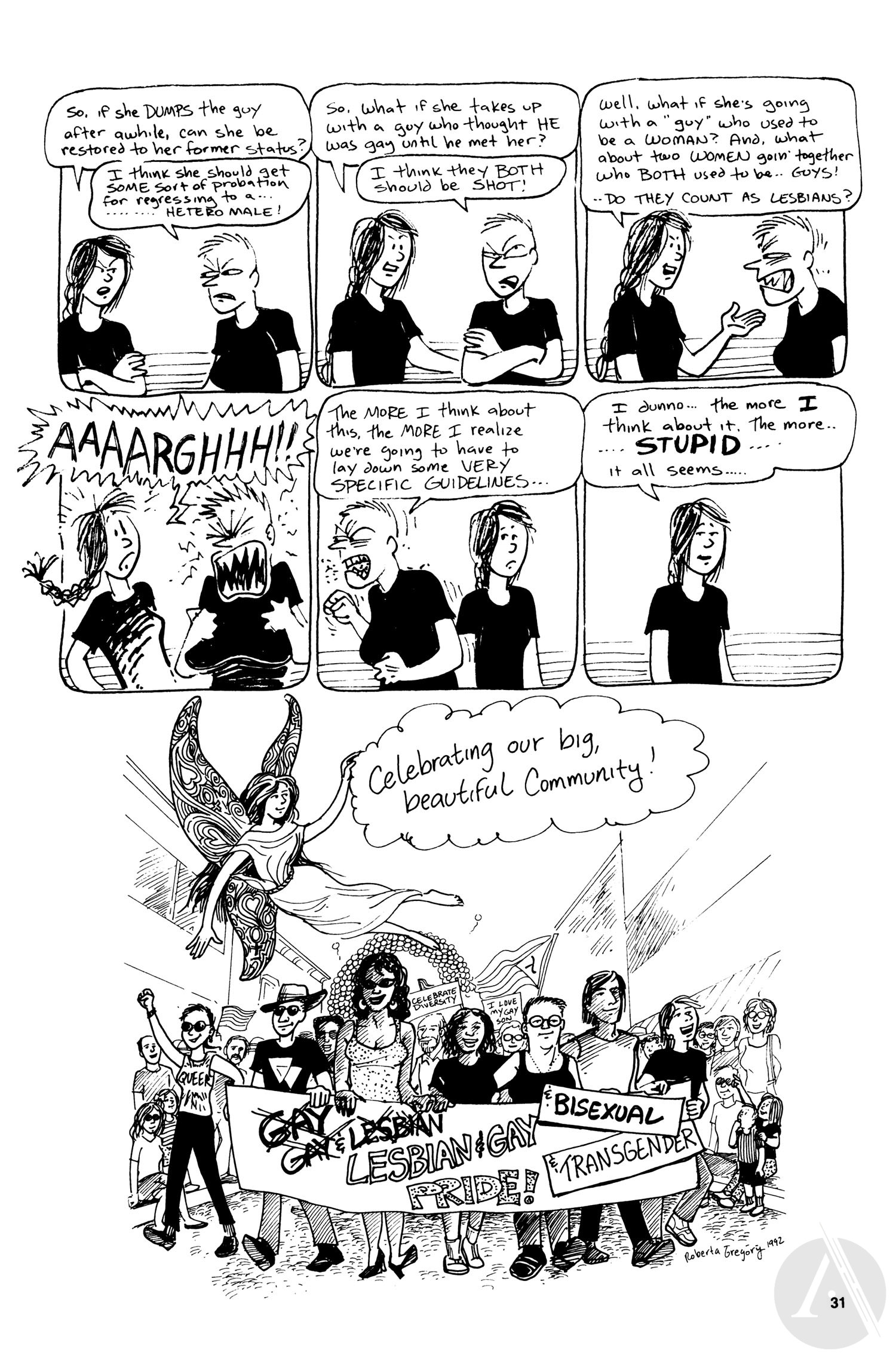 Read online Bitchy Butch: World's Angriest Dyke comic -  Issue # TPB - 37