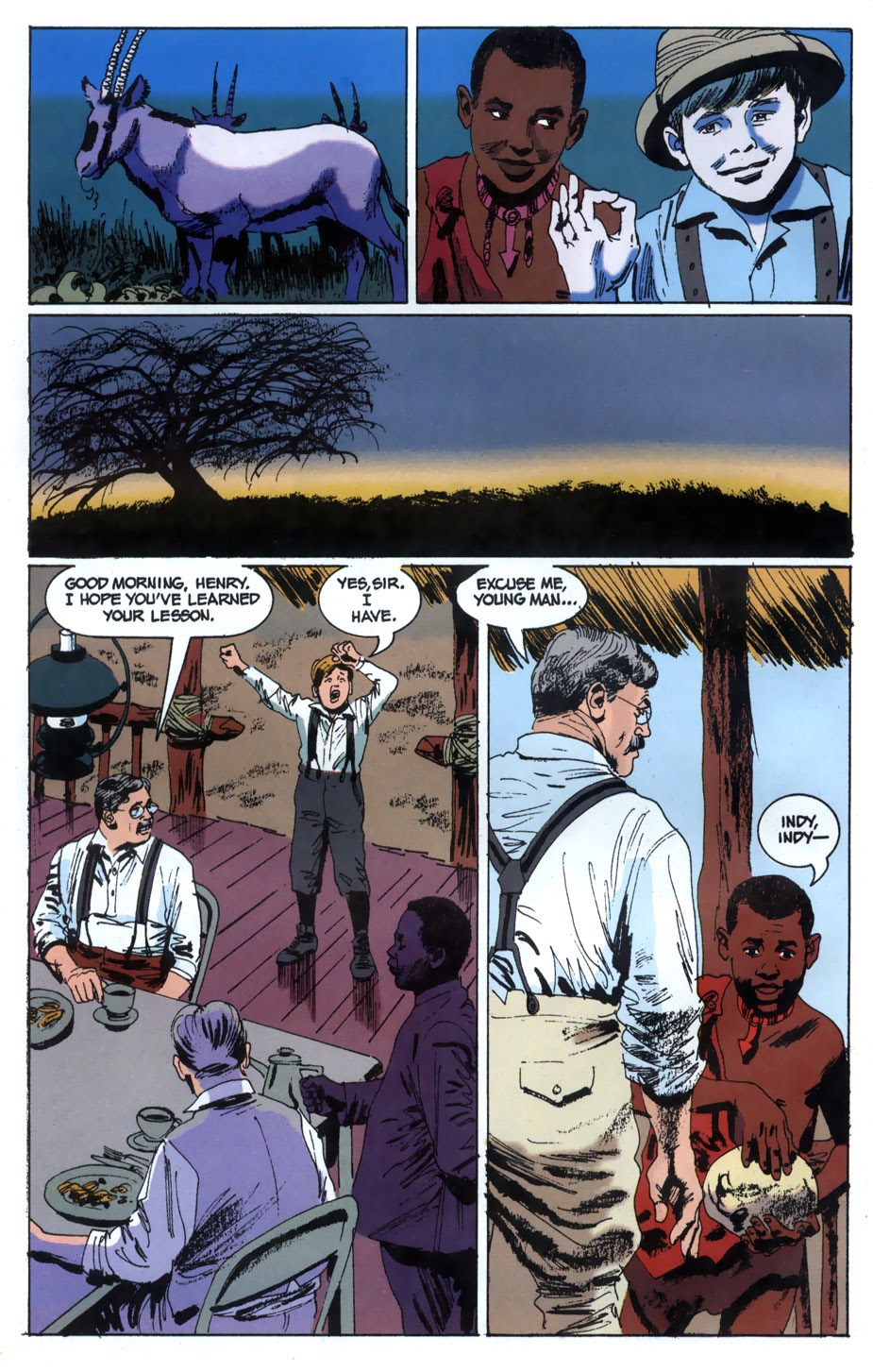 Read online Young Indiana Jones Chronicles comic -  Issue #4 - 16