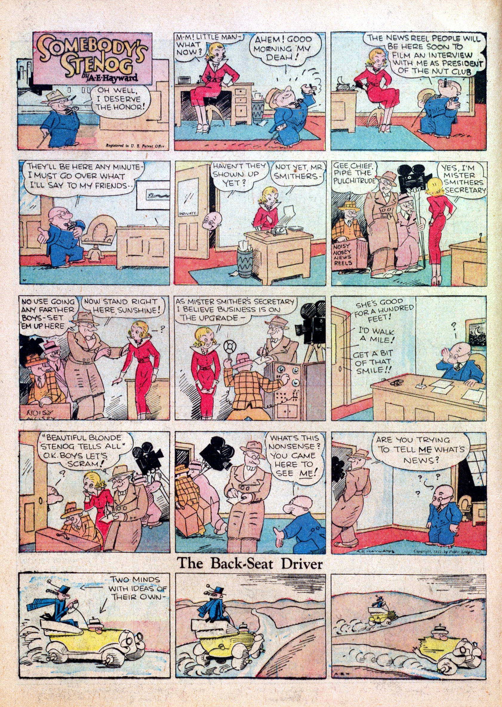 Read online Famous Funnies comic -  Issue #16 - 22
