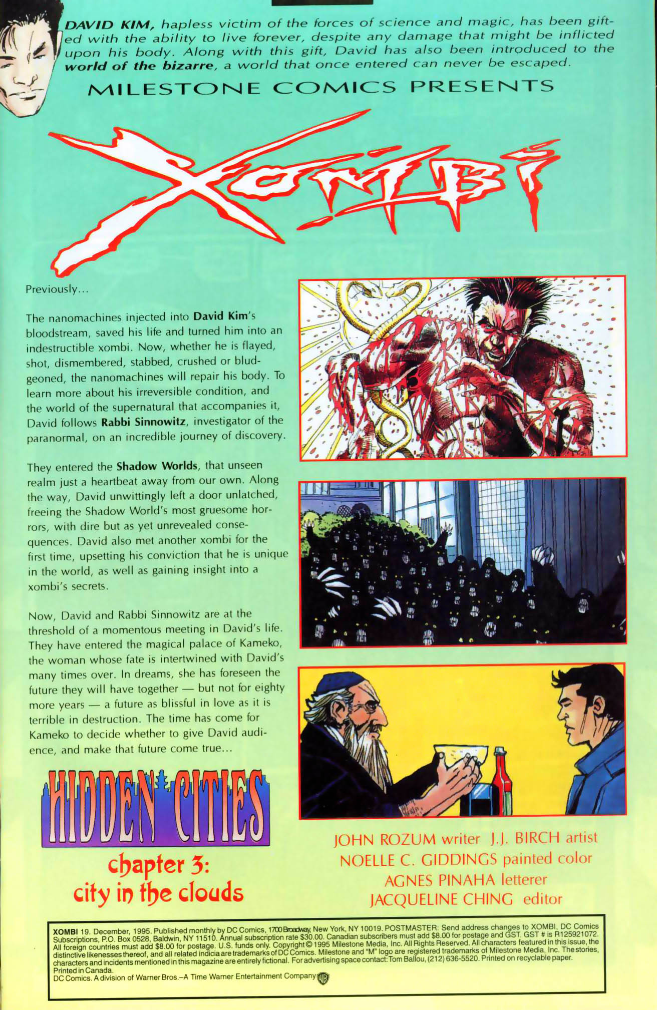 Read online Xombi (1994) comic -  Issue #19 - 3