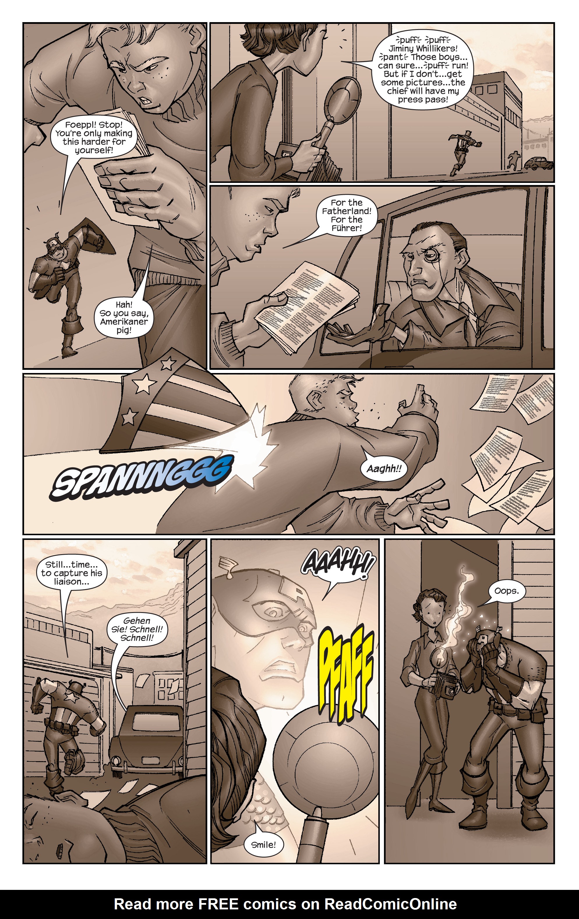 Read online Marvel Action Classics comic -  Issue # Captain America - 7